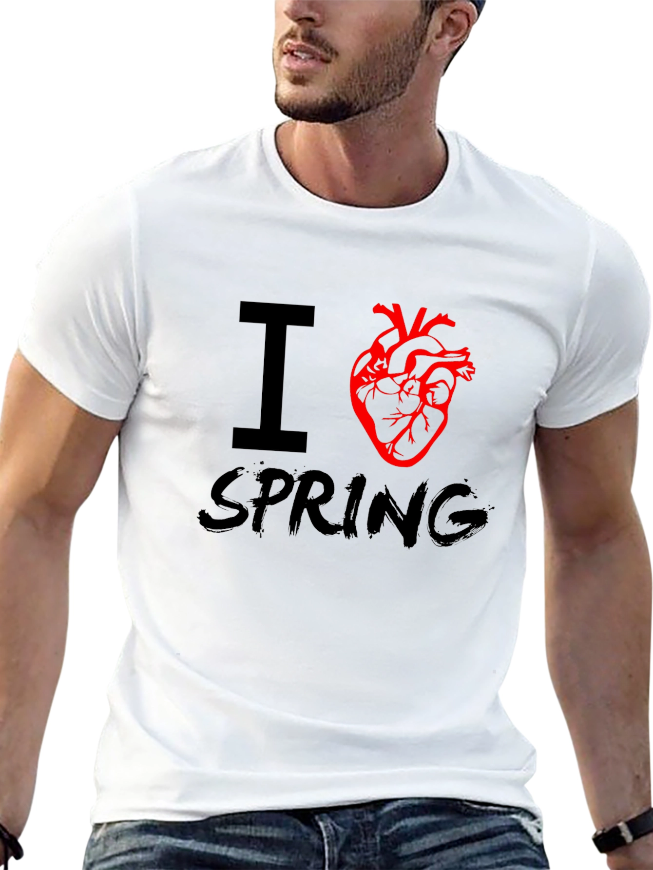 I Heart Spring Graphic T-Shirt