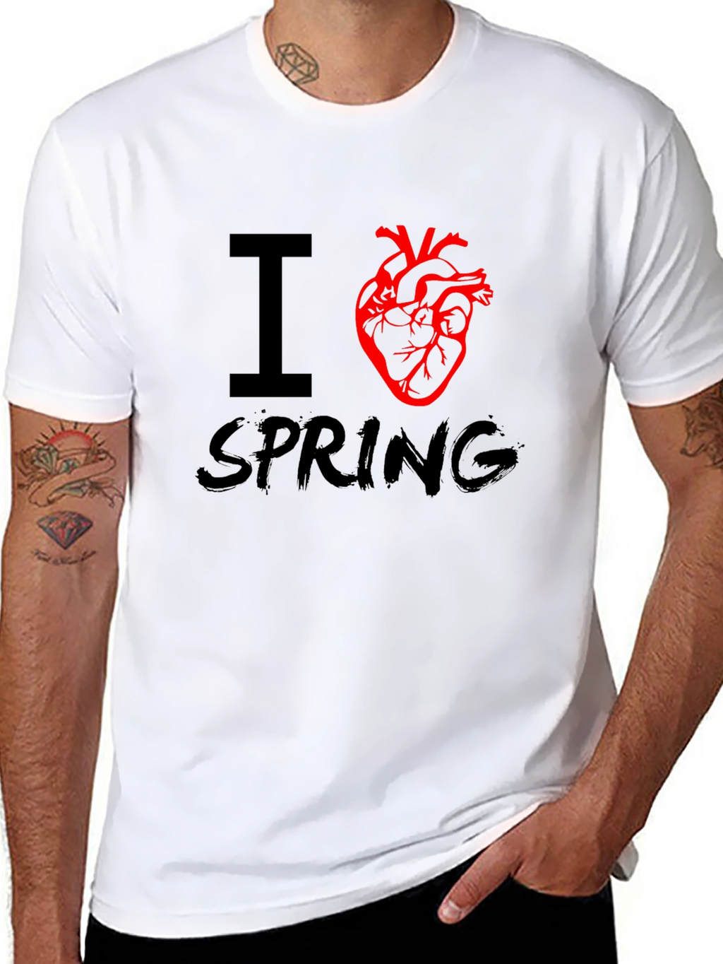 I Heart Spring Graphic T-Shirt
