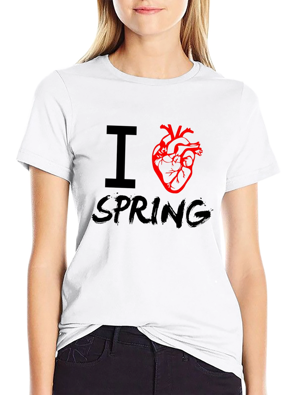 I Heart Spring Graphic T-Shirt