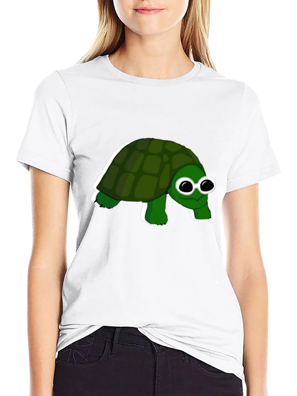 Turtle Graphic Tee - Funny Googly Eye Turtle Shirt