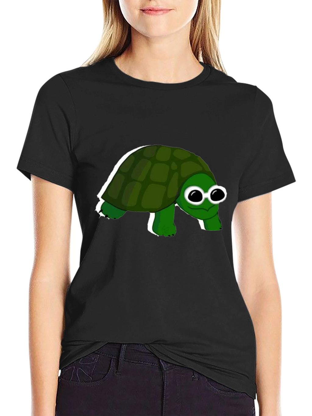 Turtle Graphic Tee - Funny Googly Eye Turtle Shirt