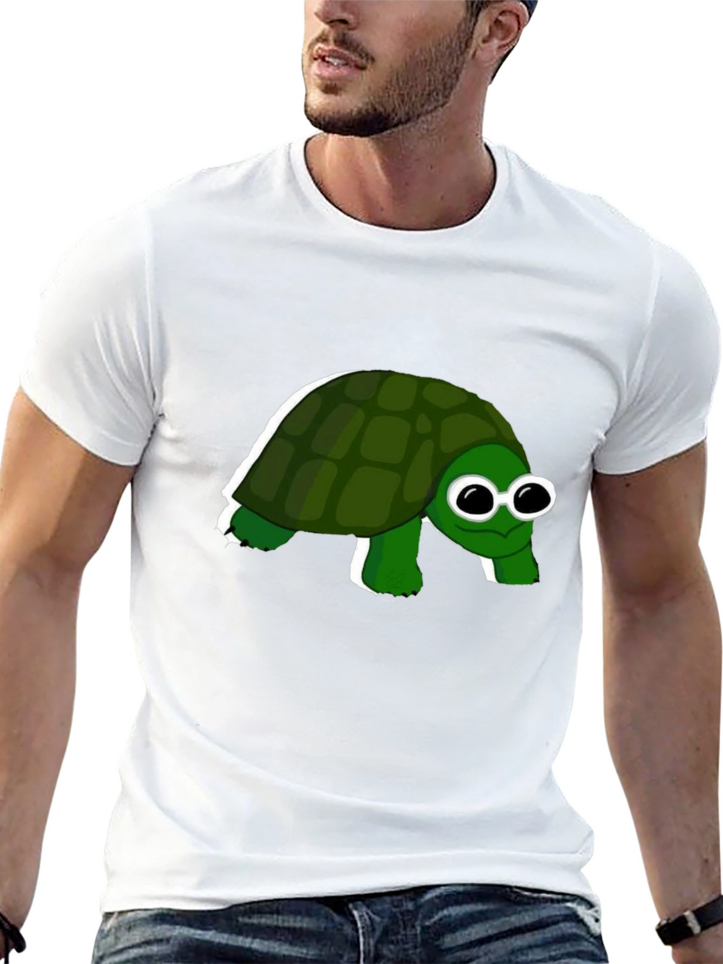 Turtle Graphic Tee - Funny Googly Eye Turtle Shirt