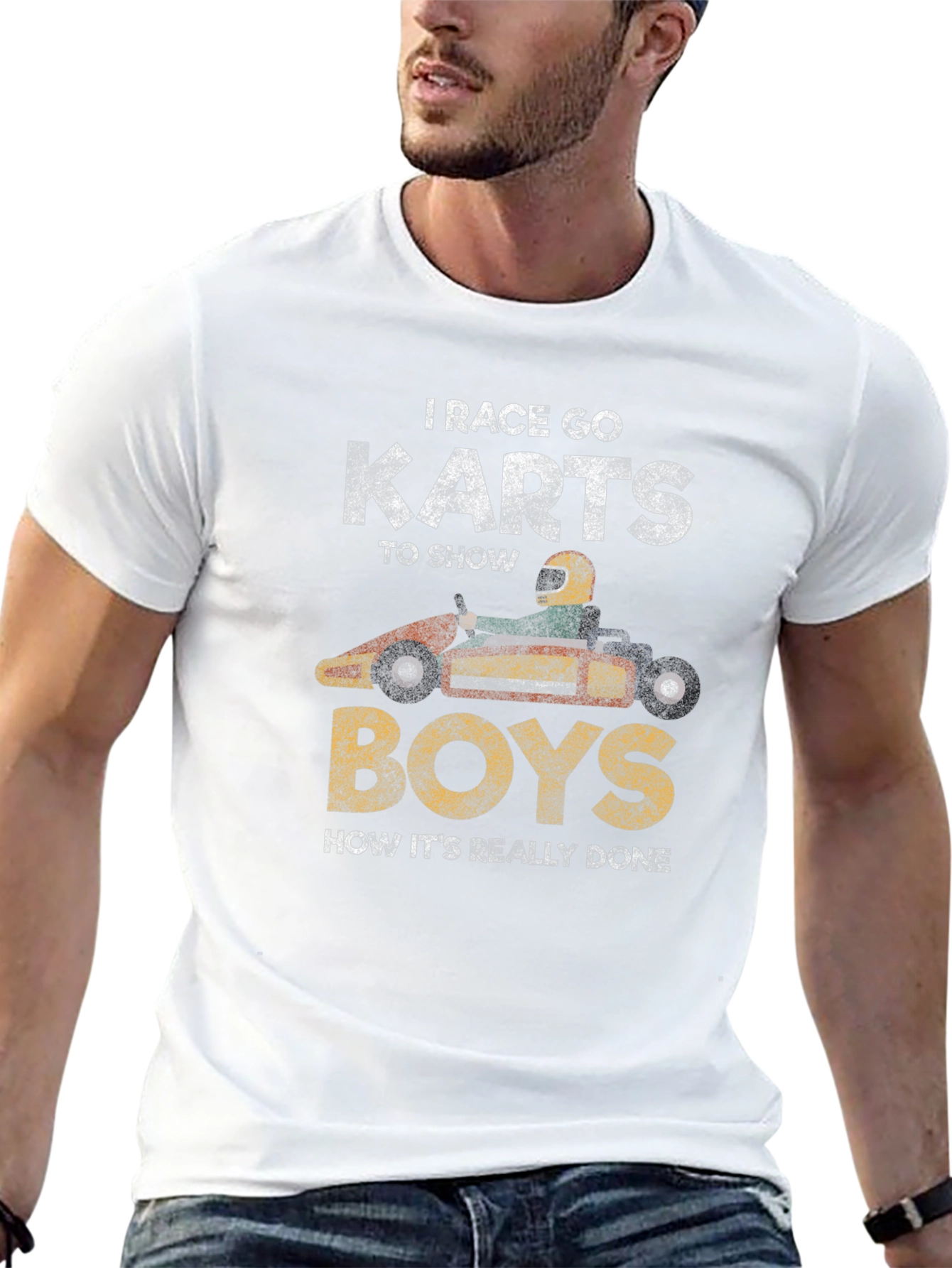 I Race Go Karts T-Shirt Funny Racing Shirt