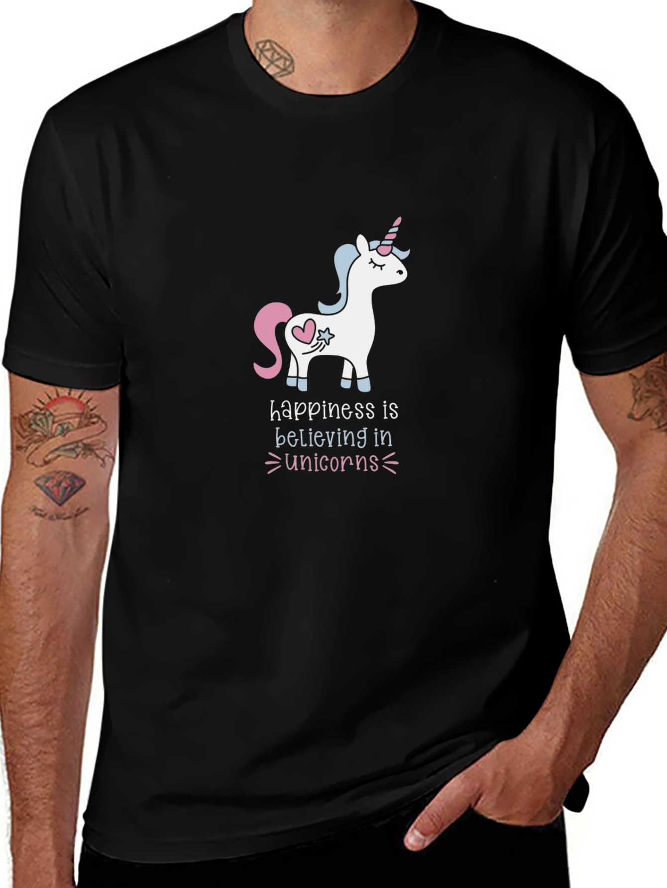 Unicorn Believer Black T-Shirt