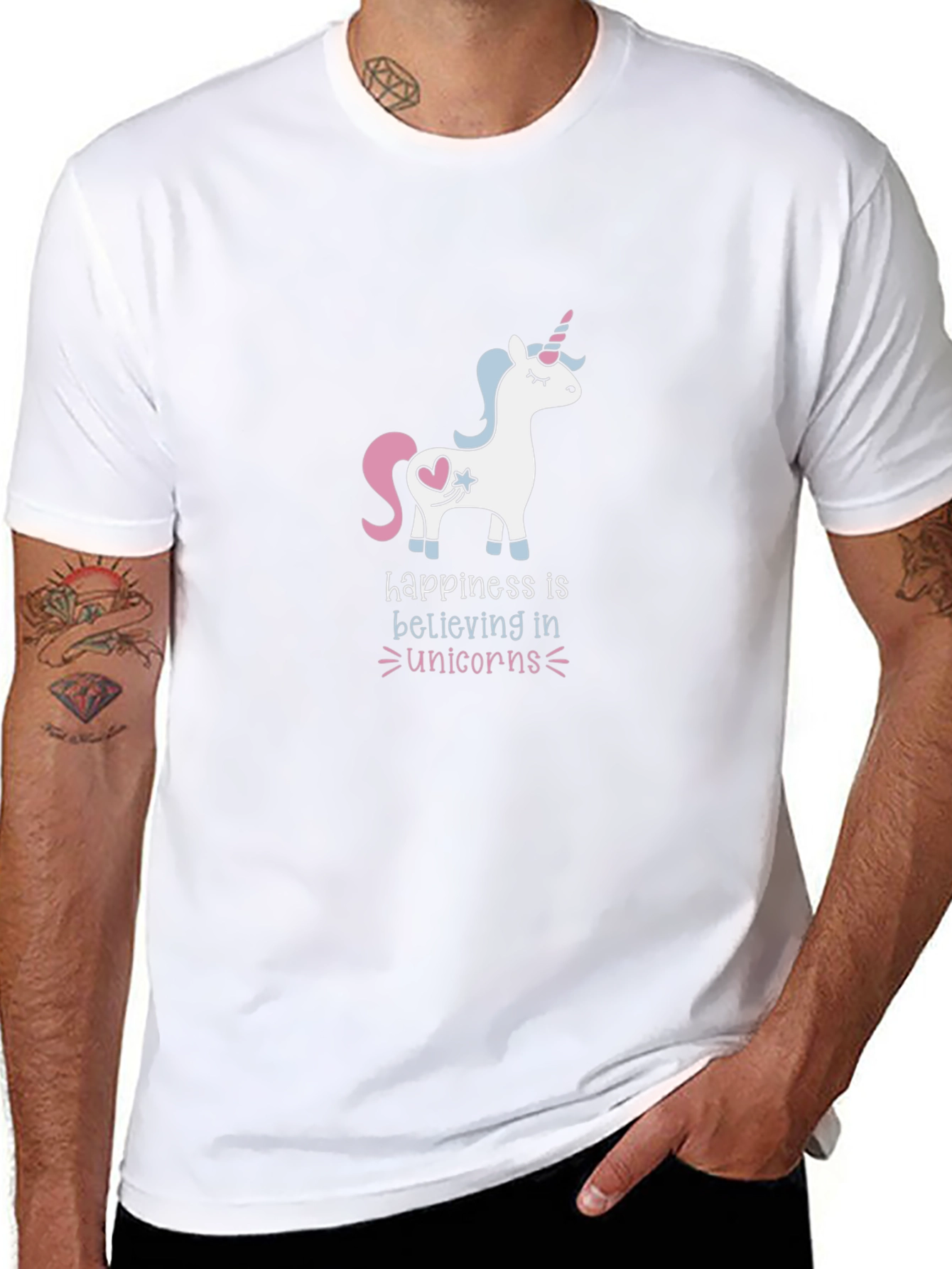 Unicorn Believer Black T-Shirt