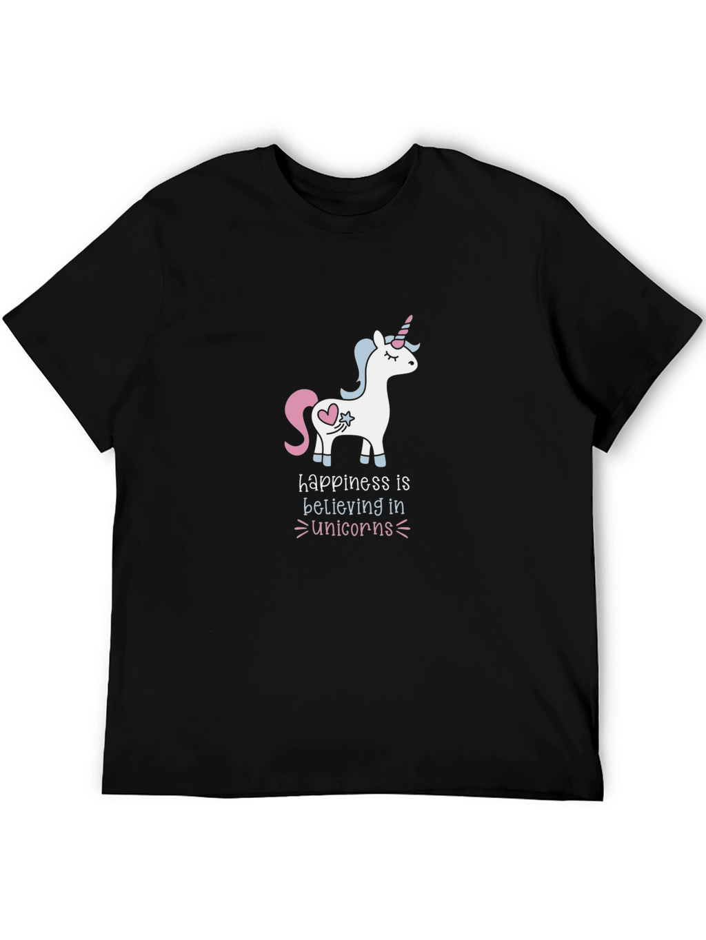Unicorn Believer Black T-Shirt