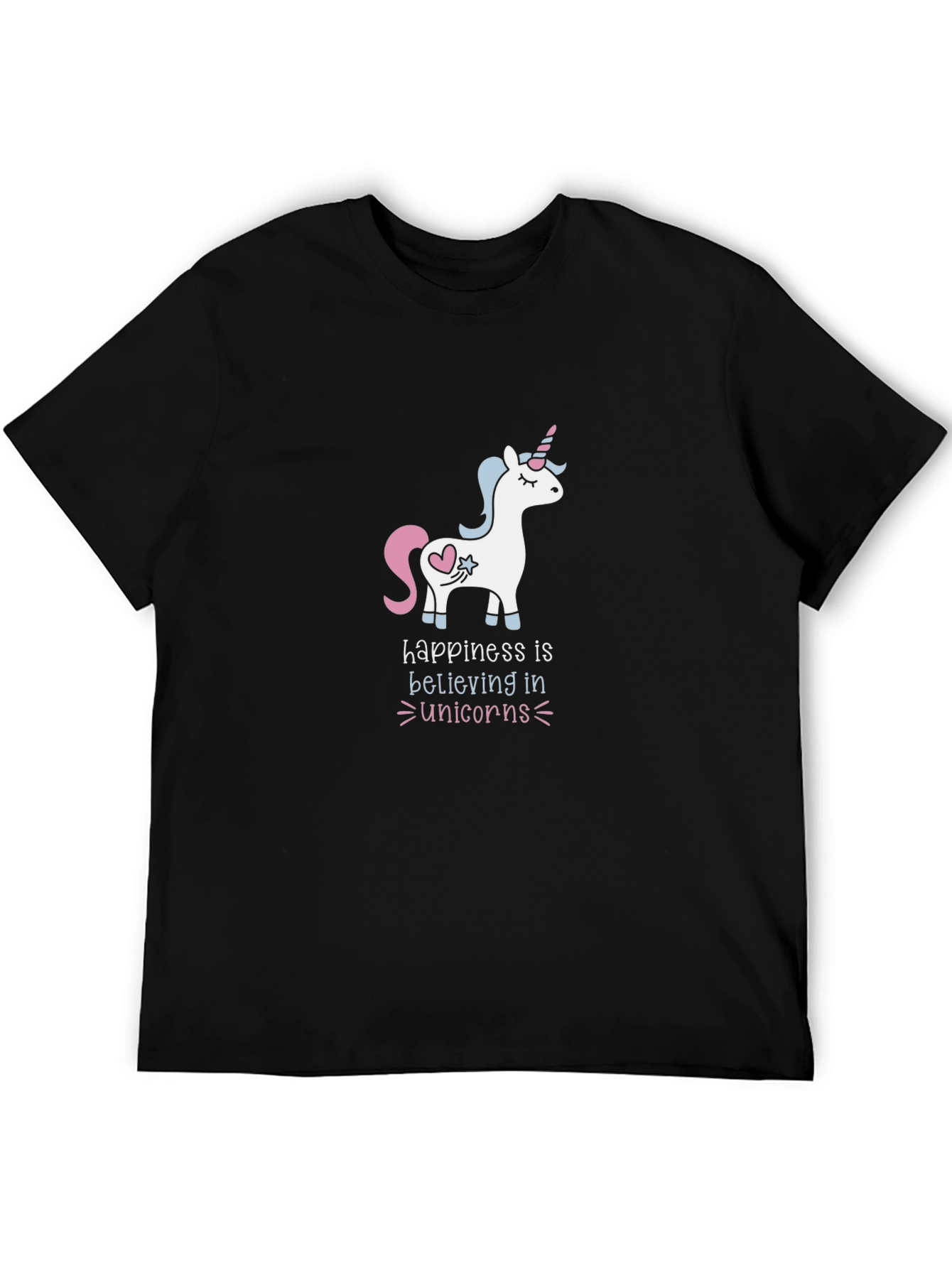 Unicorn Believer Black T-Shirt