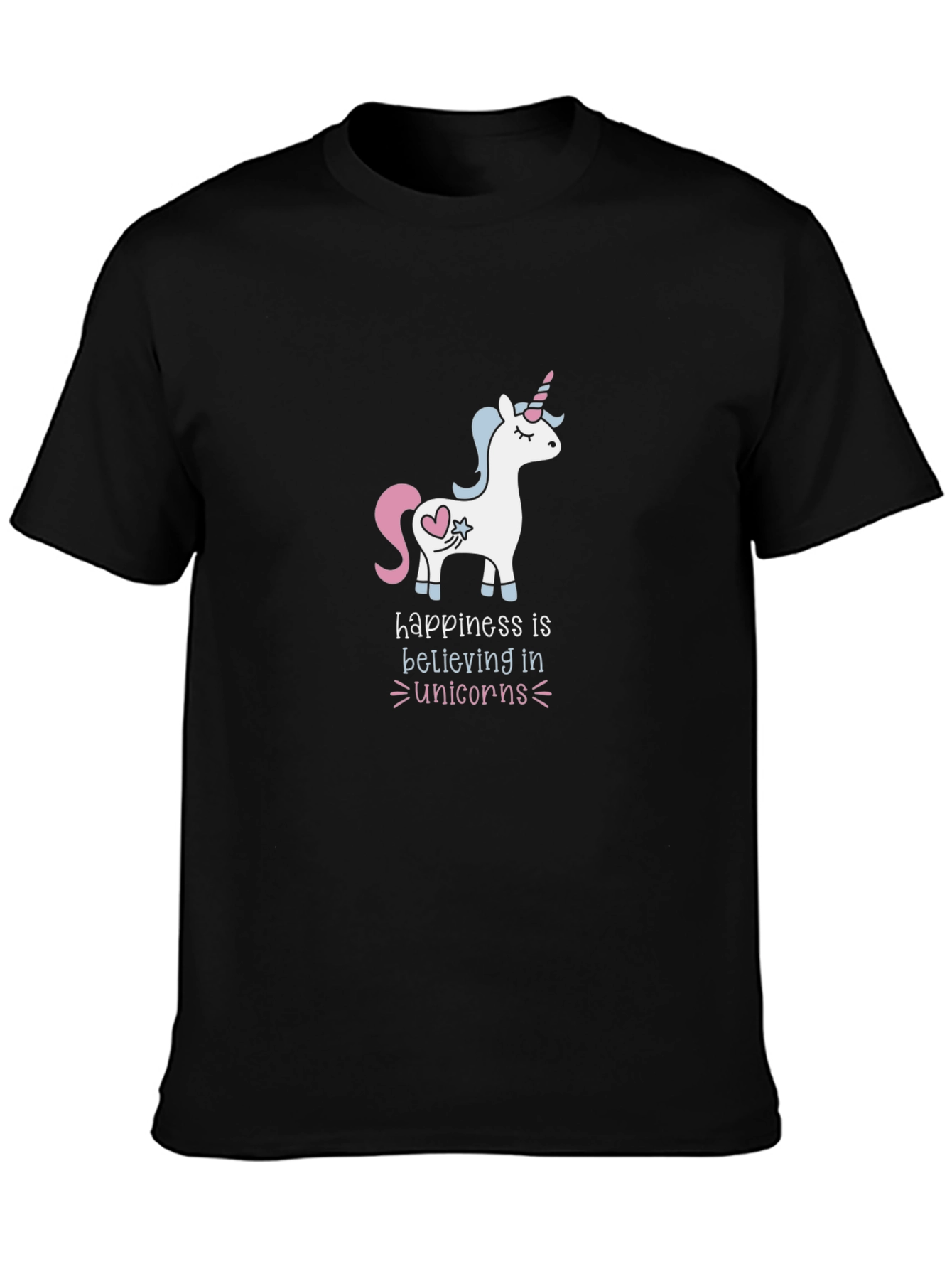 Unicorn Believer Black T-Shirt
