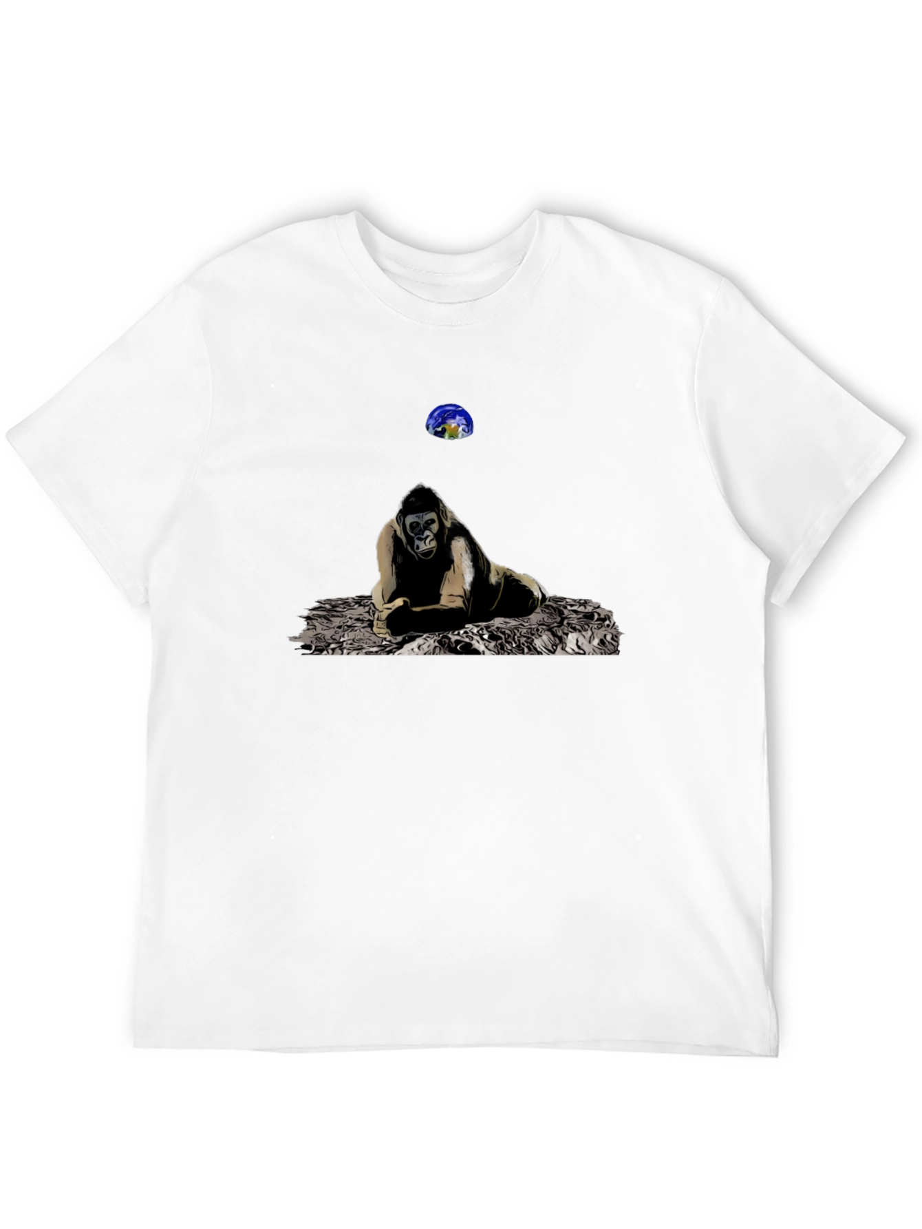 Gorilla Stargazer T-Shirt - Earth Above