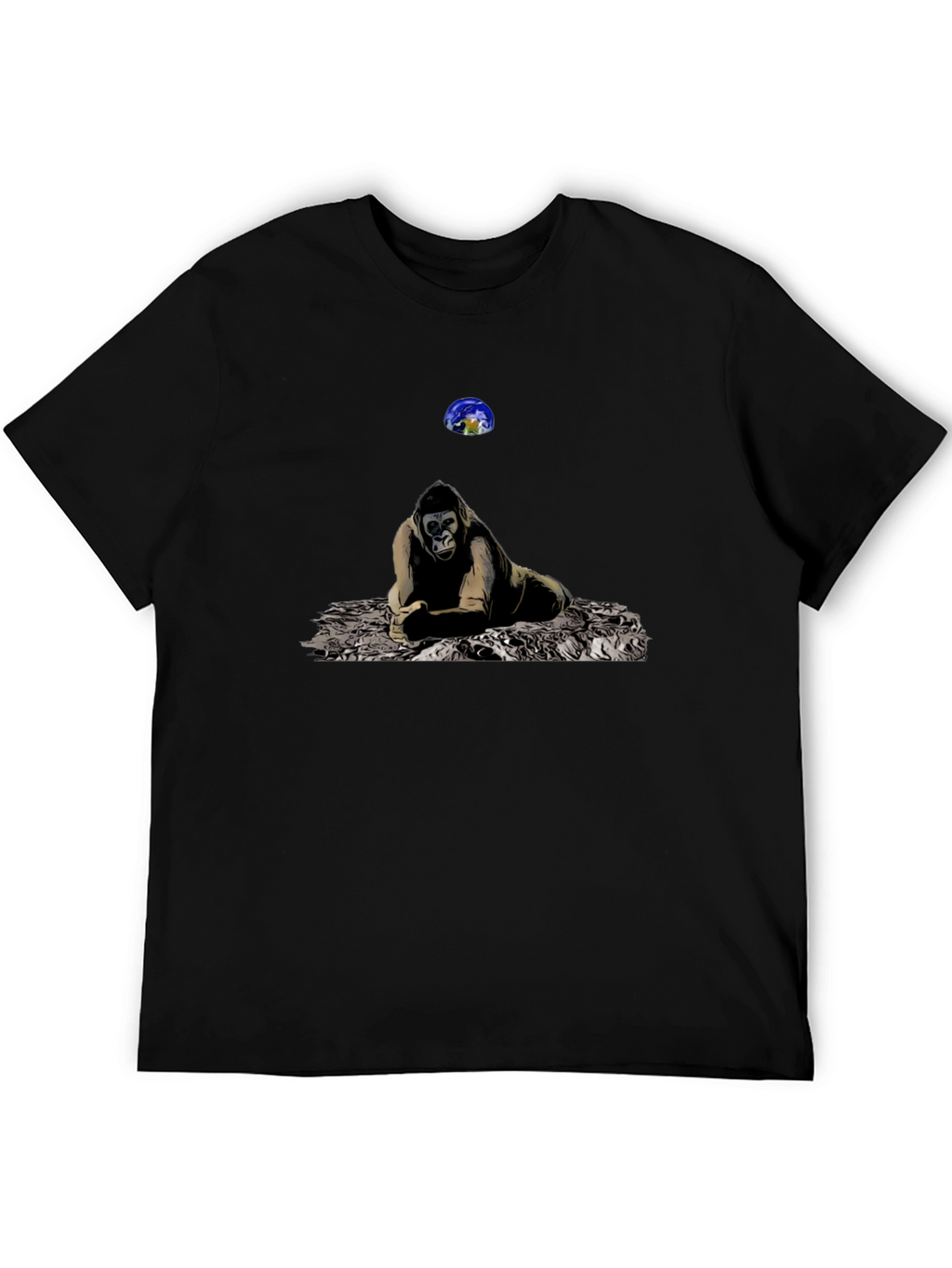 Gorilla Stargazer T-Shirt - Earth Above