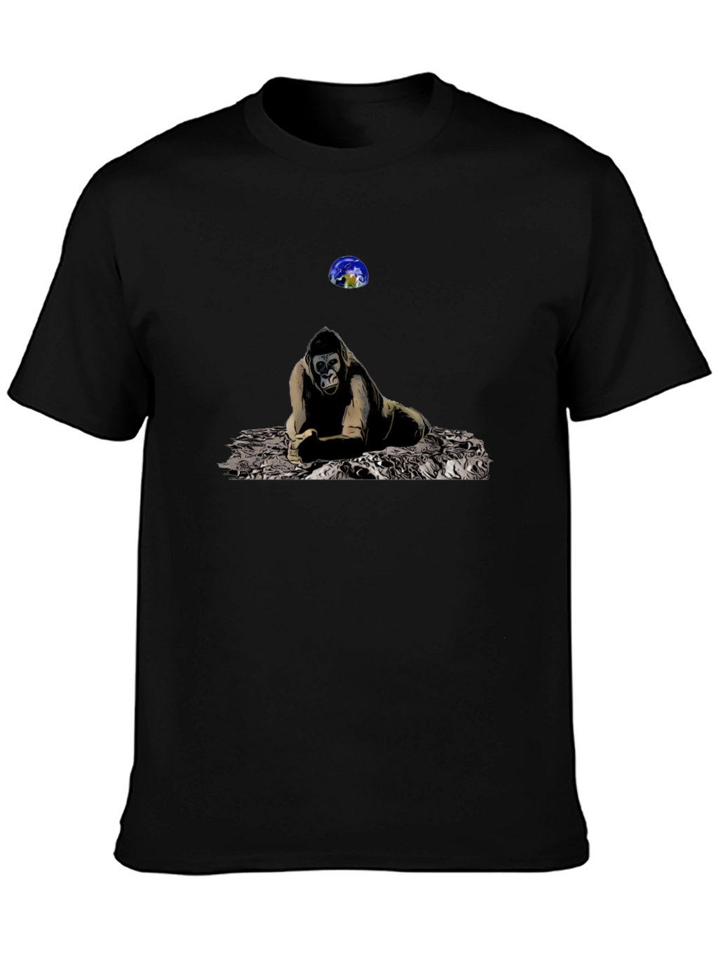 Gorilla Stargazer T-Shirt - Earth Above