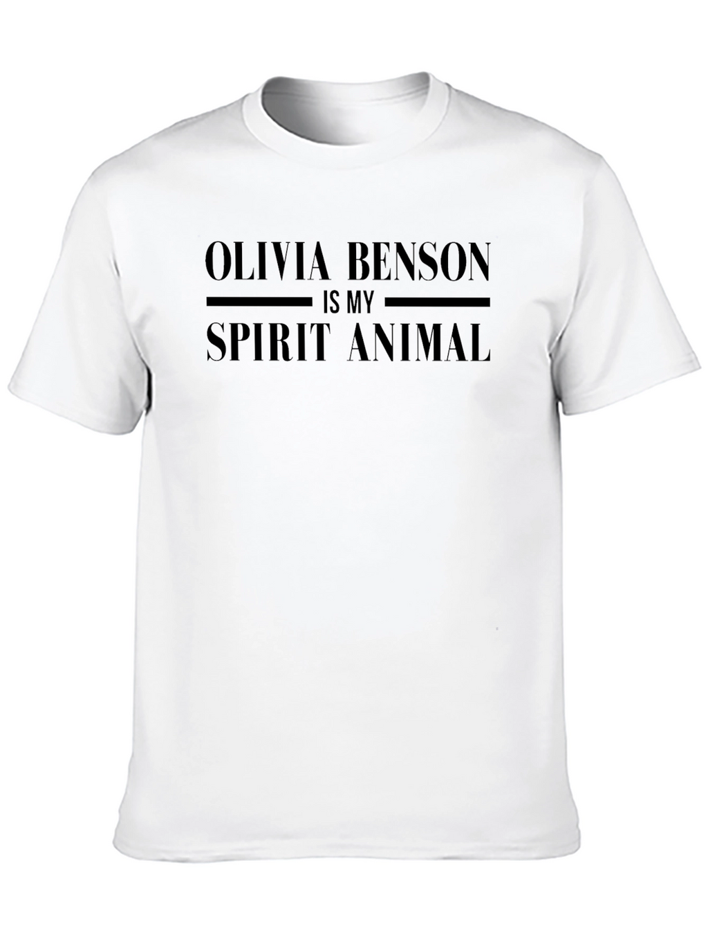 Olivia Benson Is My Spirit Animal Black T-Shirt