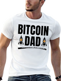 Bitcoin Dad T-Shirt Crypto Gift for Bitcoin Lovers