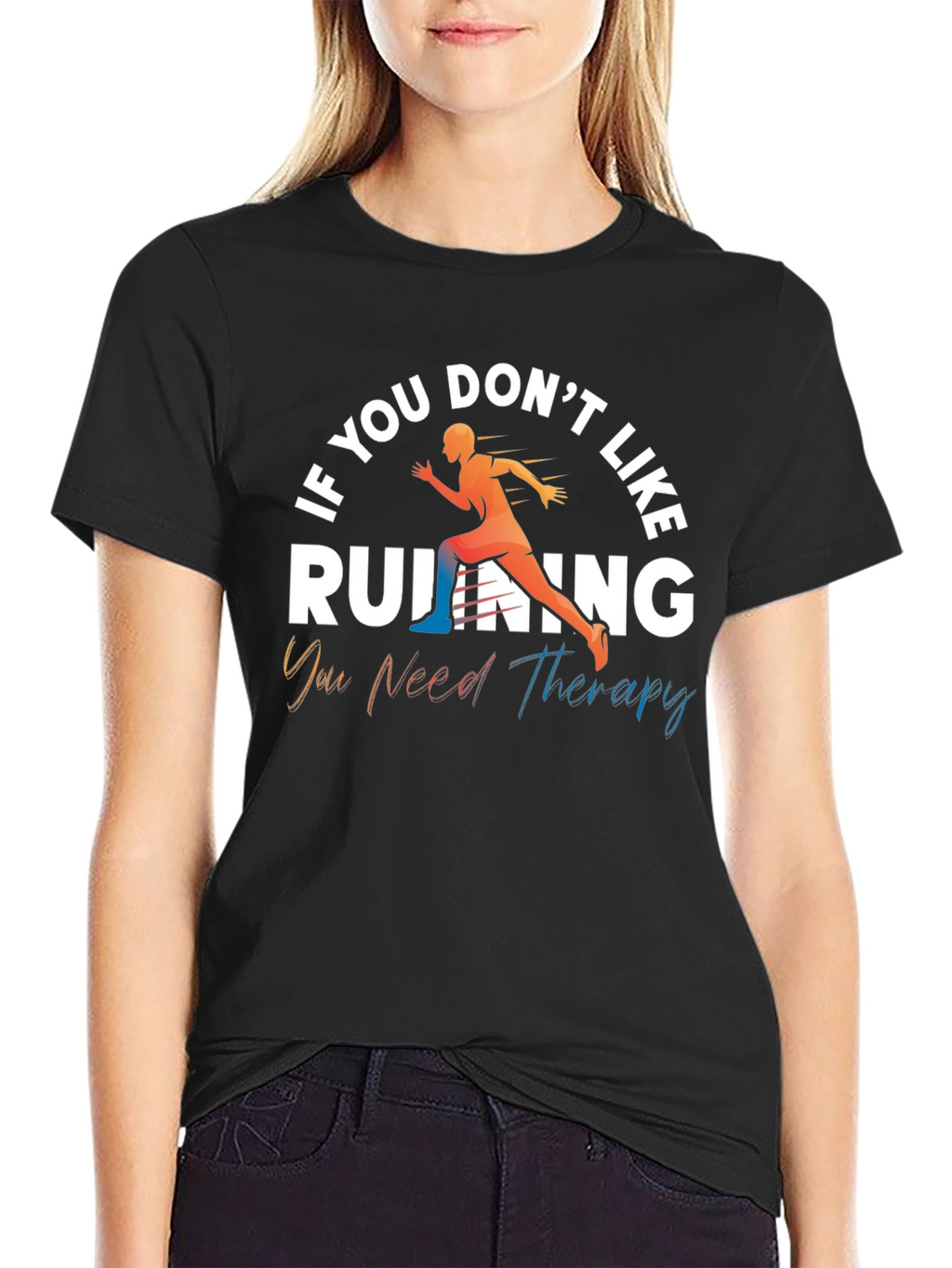Running Therapy Graphic Tee