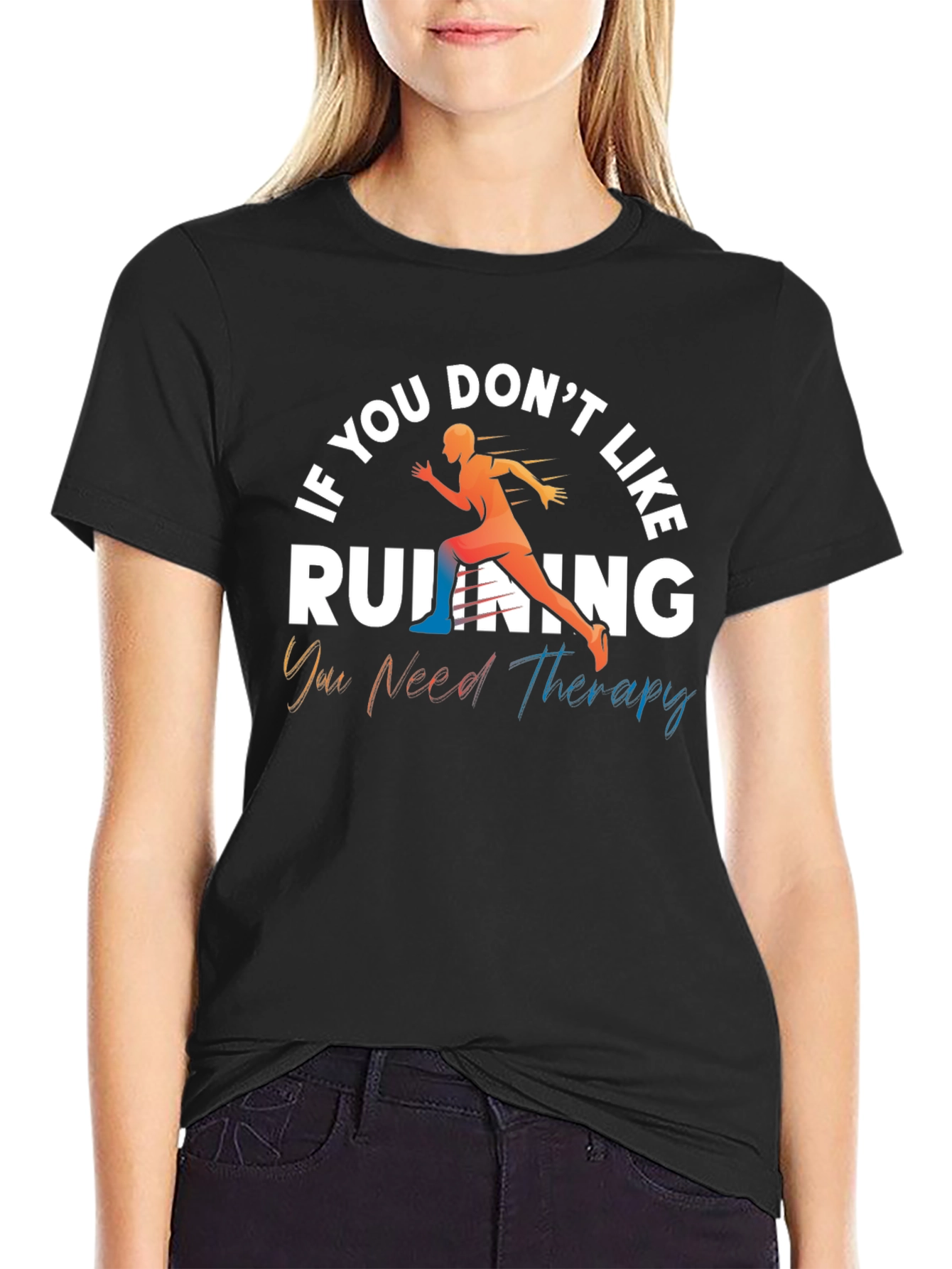 Running Therapy Graphic Tee