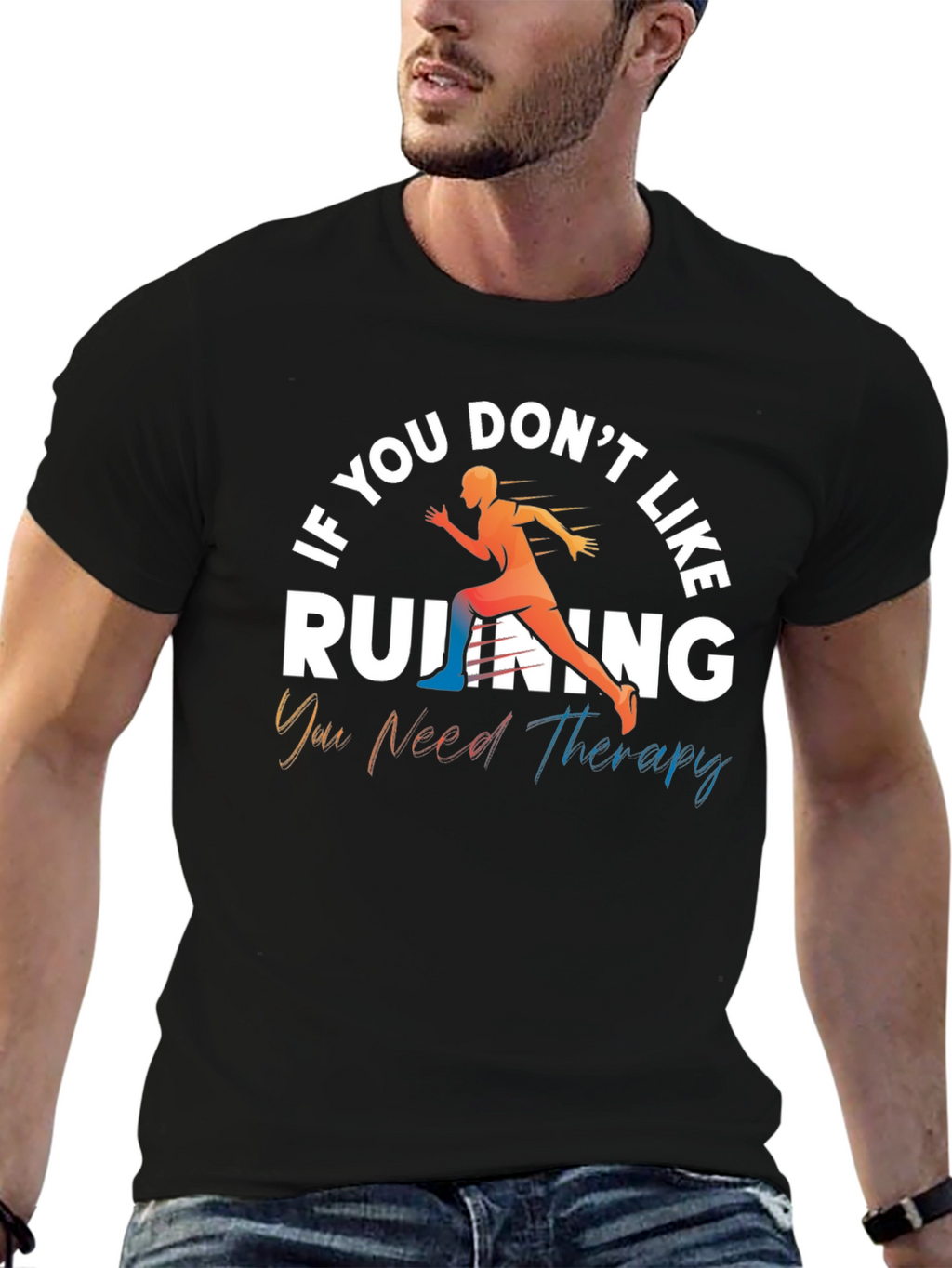 Running Therapy Graphic Tee