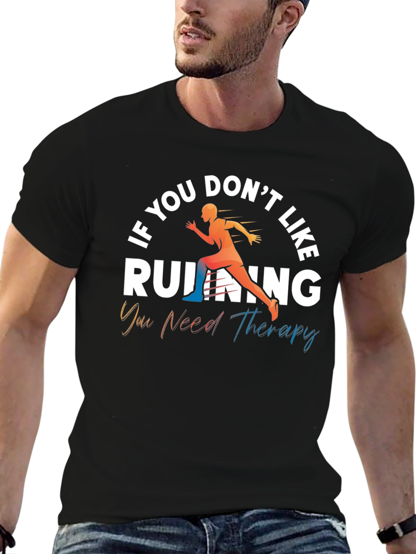 Running Therapy Graphic Tee
