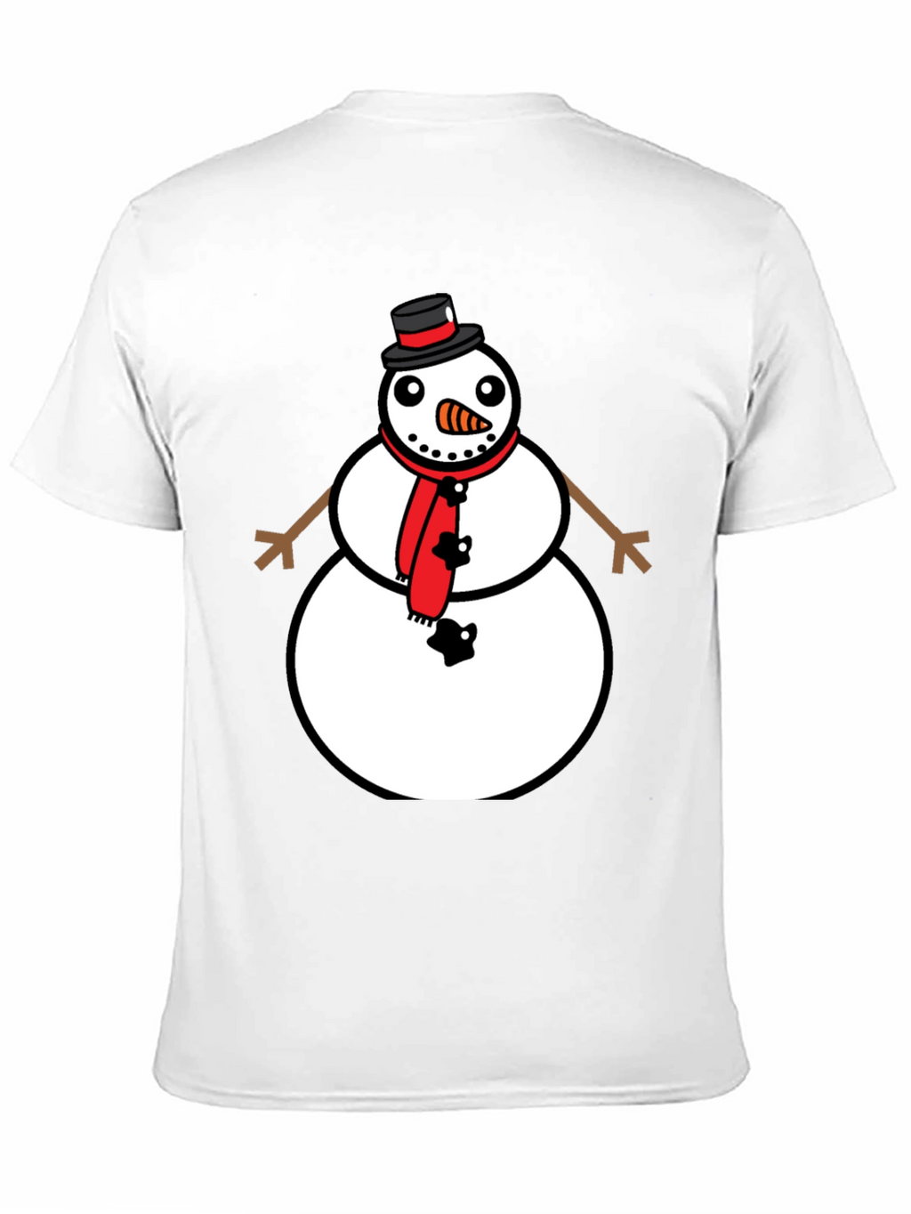 Snowman Graphic Tee - Festive Holiday Style