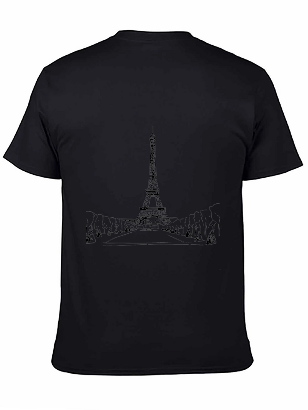 Eiffel Tower Graphic Tee - Classic Paris Style