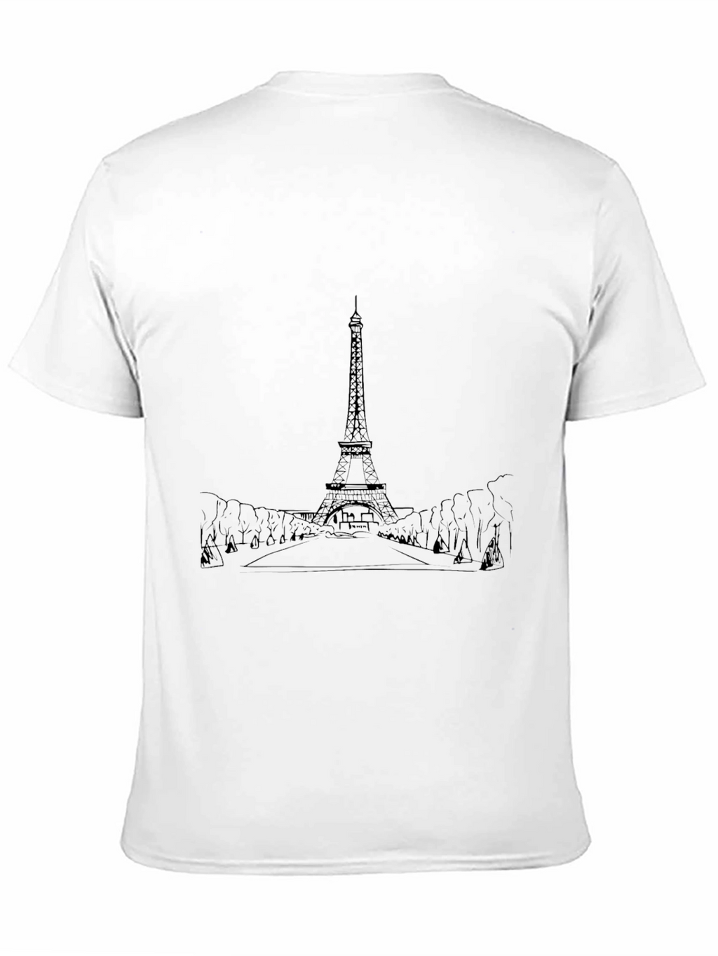 Eiffel Tower Graphic Tee - Classic Paris Style