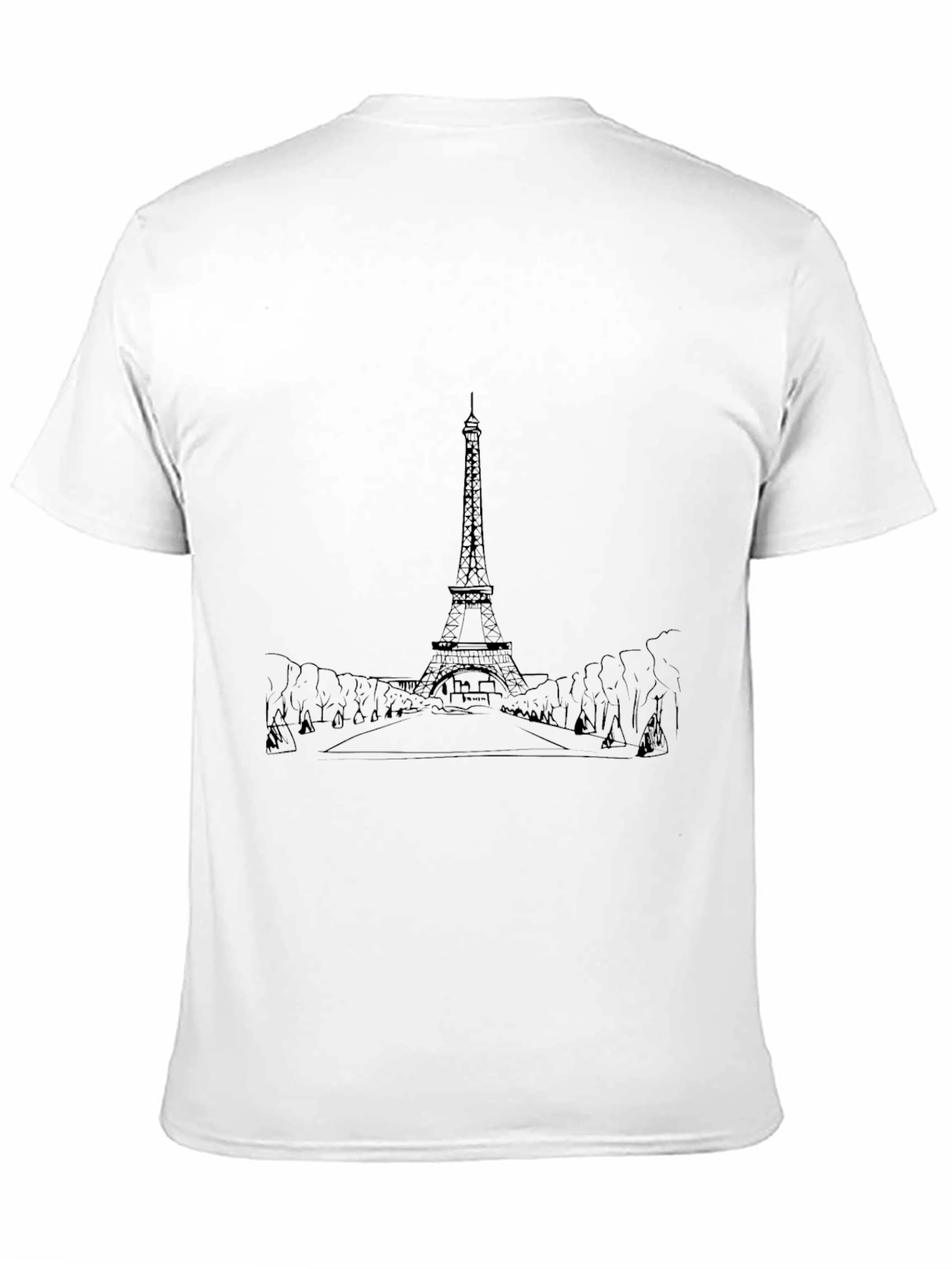 Eiffel Tower Graphic Tee - Classic Paris Style