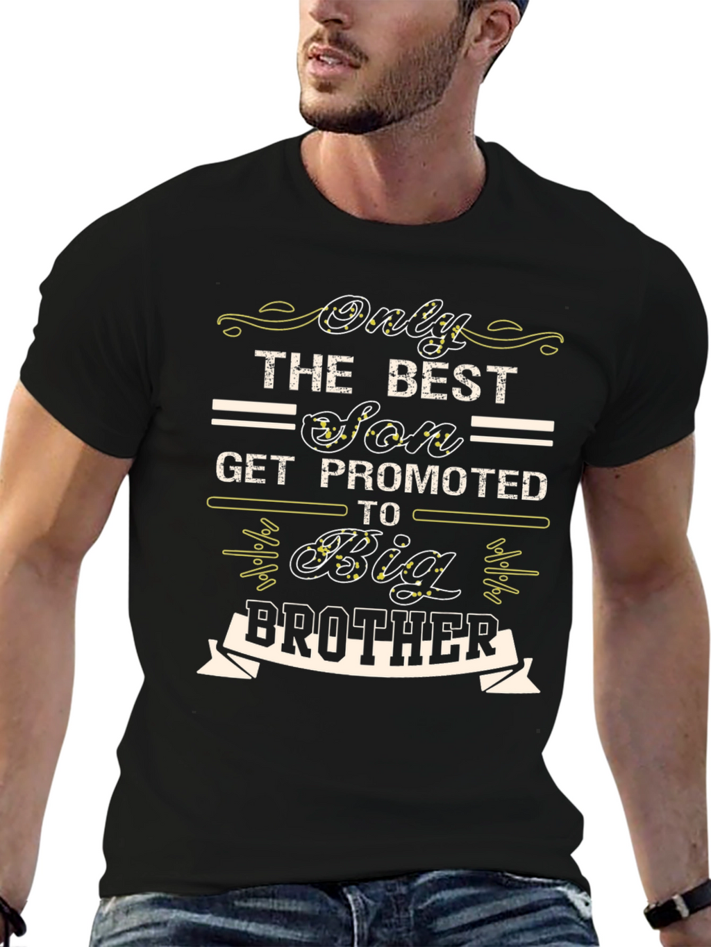 Promoted to Big Brother Graphic Tee - Son Gift