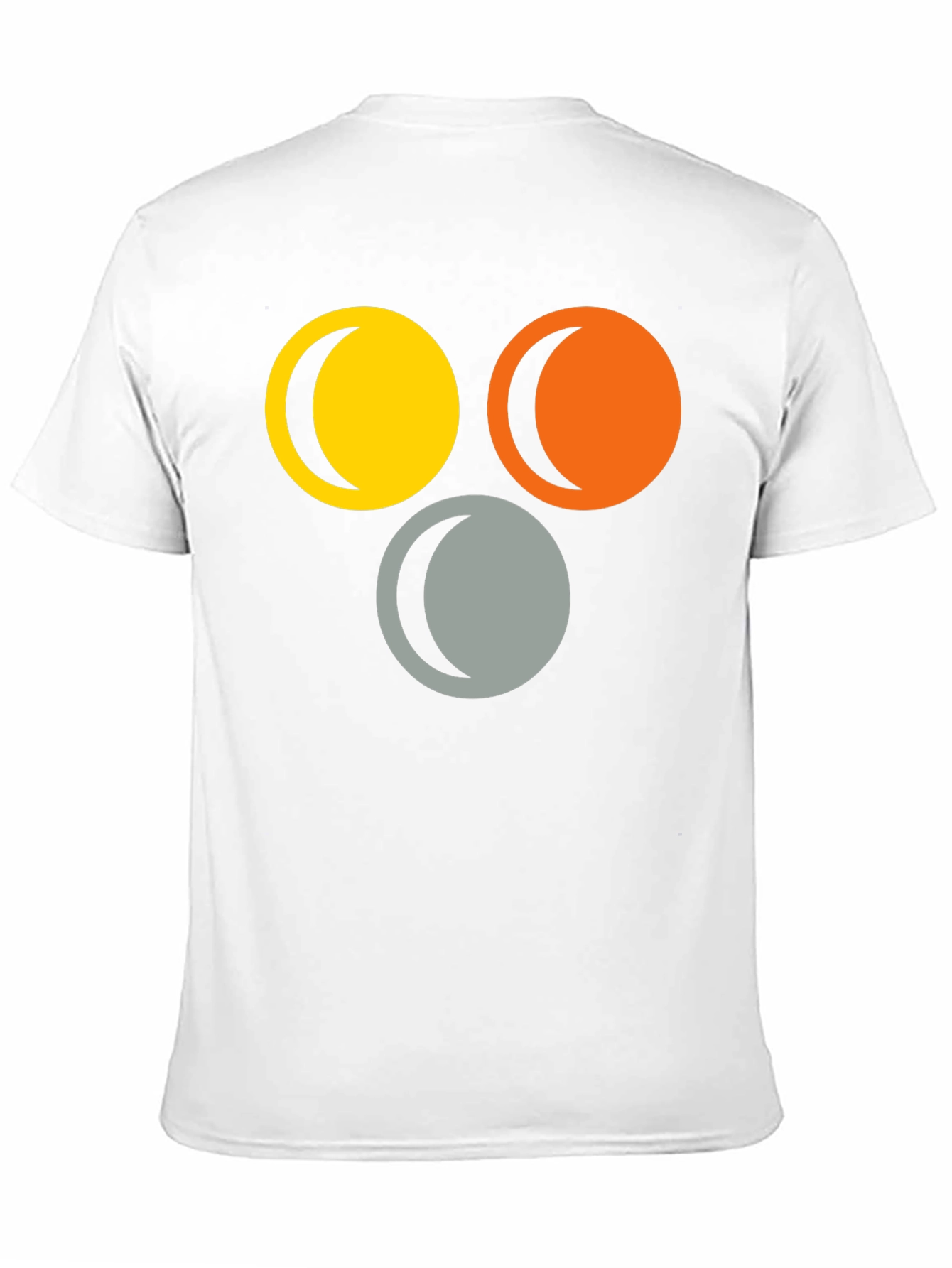 Abstract Circle Moon Phase T-Shirt
