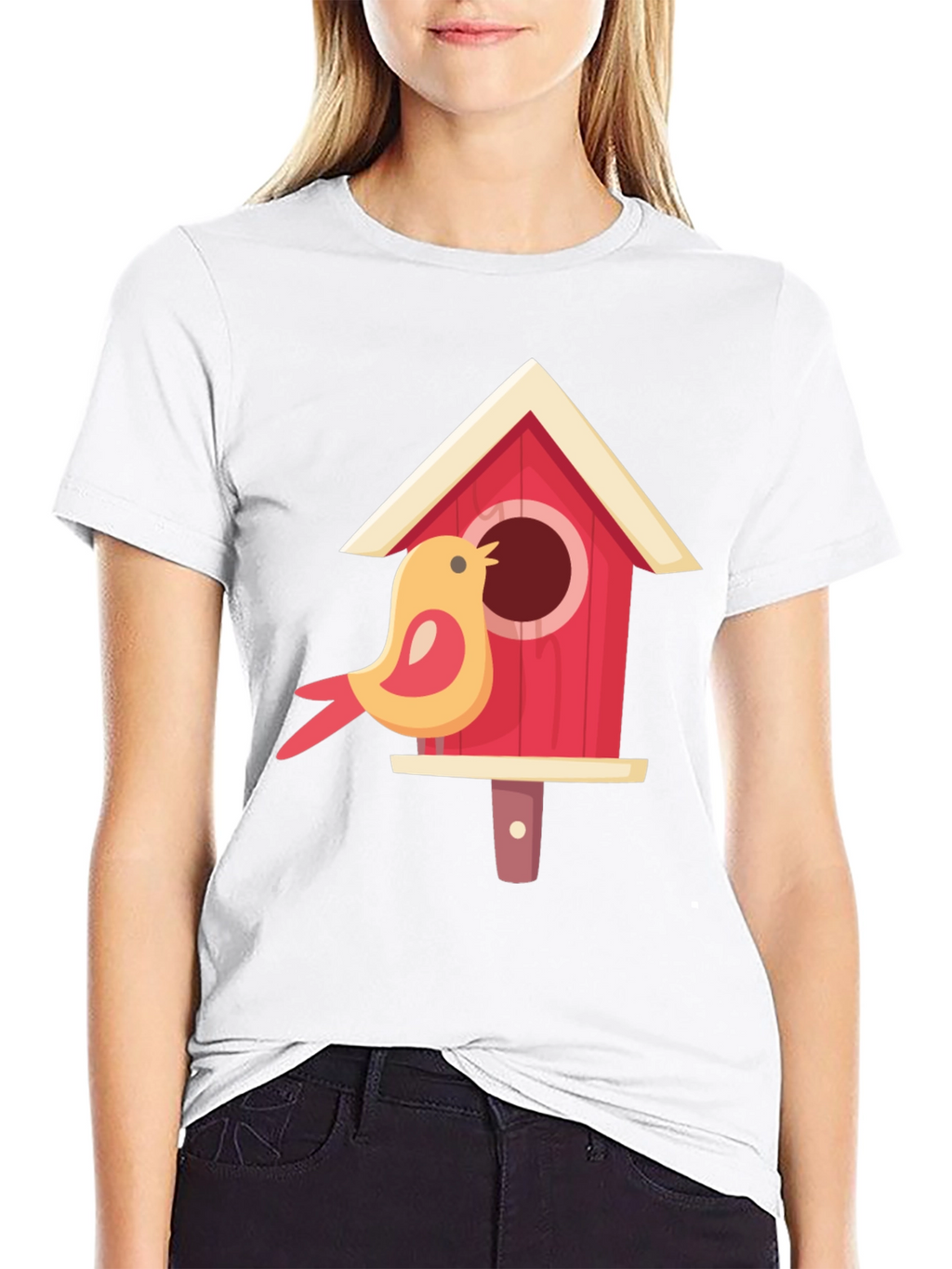 Birdhouse T-Shirt - Graphic Tee for Bird Lovers