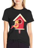 Birdhouse T-Shirt - Graphic Tee for Bird Lovers