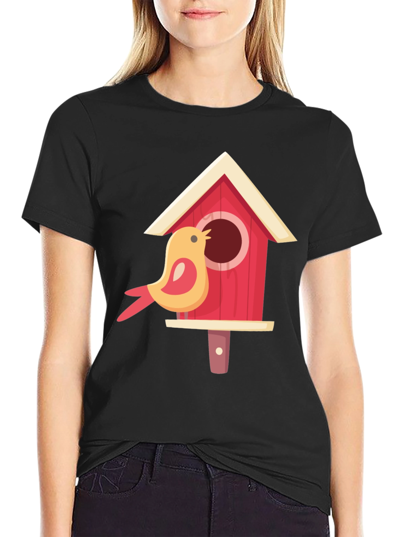 Birdhouse T-Shirt - Graphic Tee for Bird Lovers
