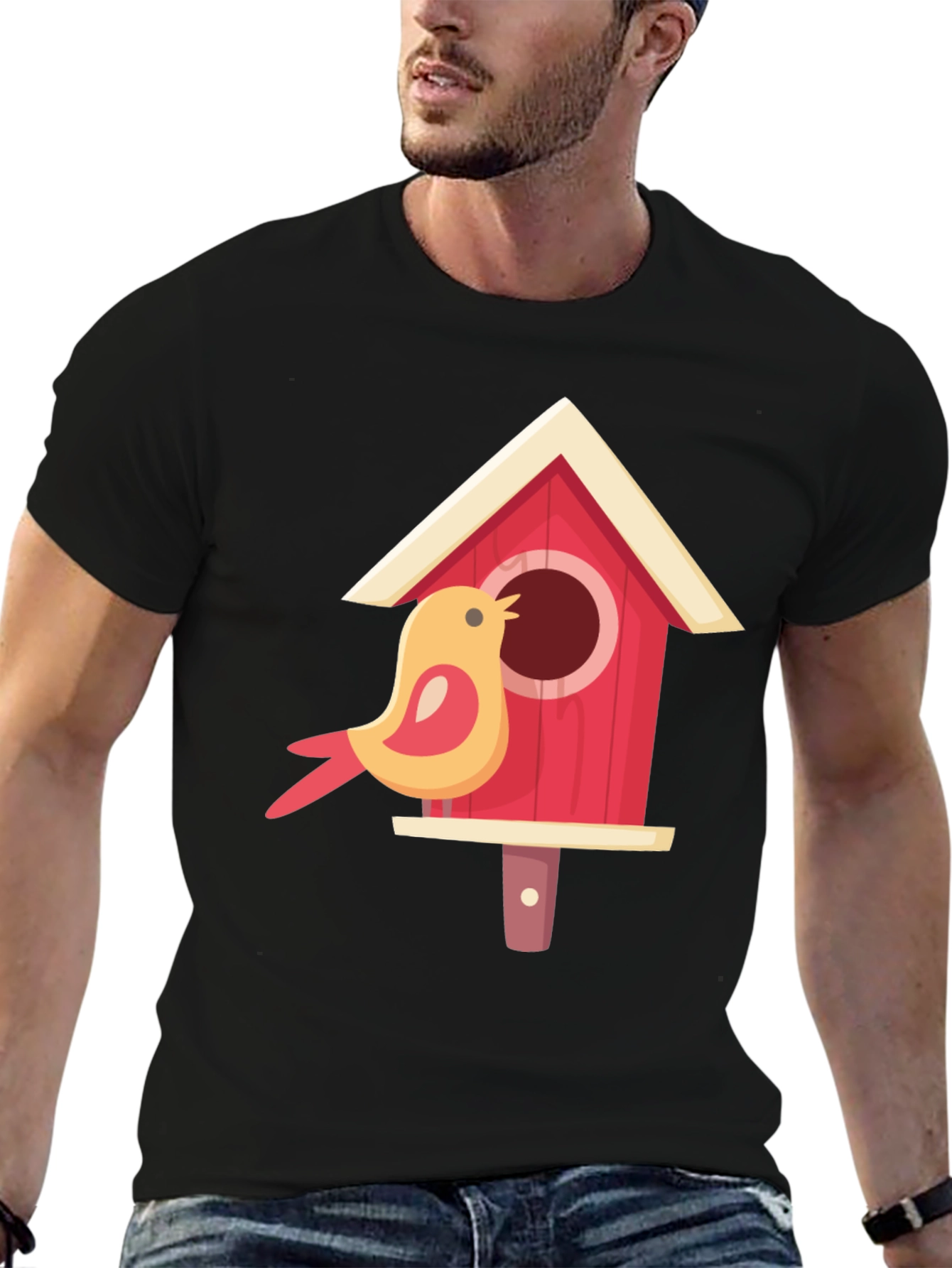 Birdhouse T-Shirt - Graphic Tee for Bird Lovers