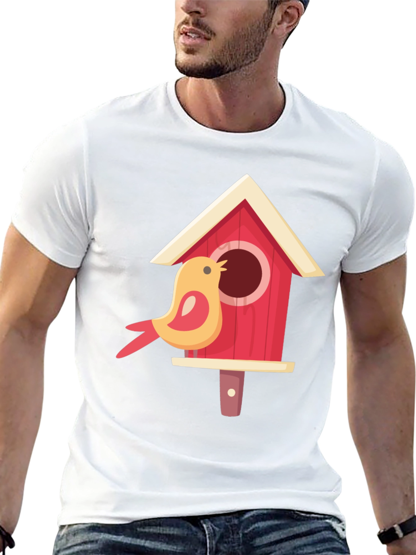 Birdhouse T-Shirt - Graphic Tee for Bird Lovers