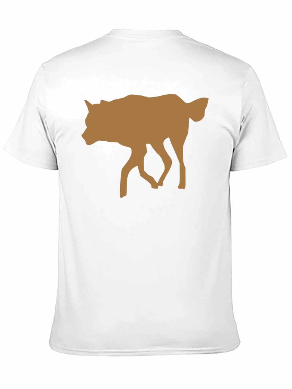 Wolf Silhouette Graphic Black T-Shirt