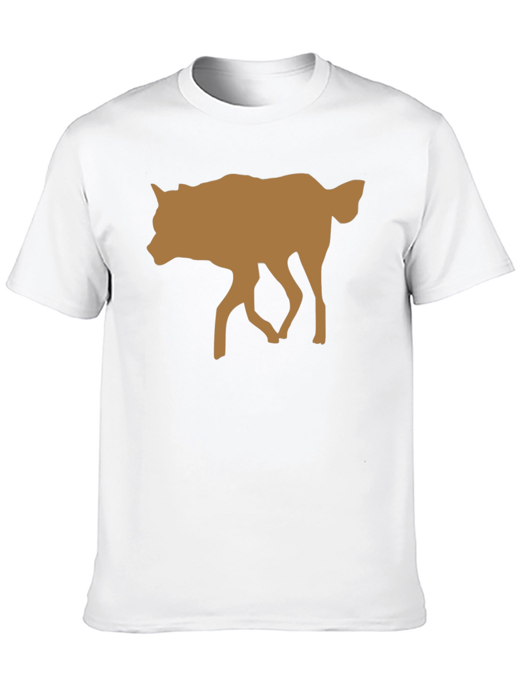 Wolf Silhouette Graphic Black T-Shirt