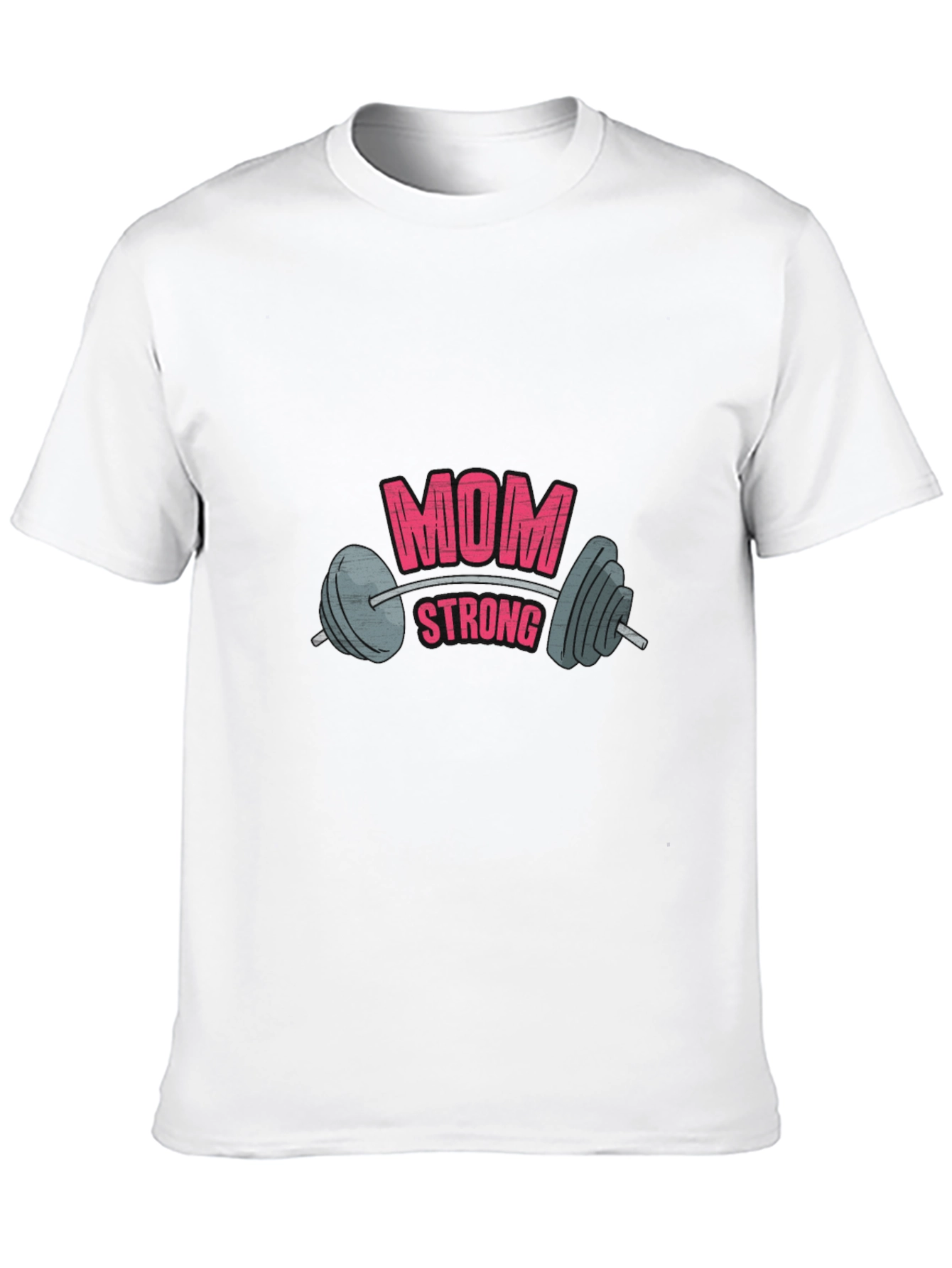Mom Strong Graphic T-Shirt - Fitness Tee