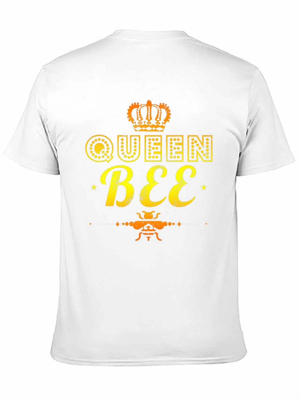 Queen Bee Graphic Tee - Black Cotton T-Shirt