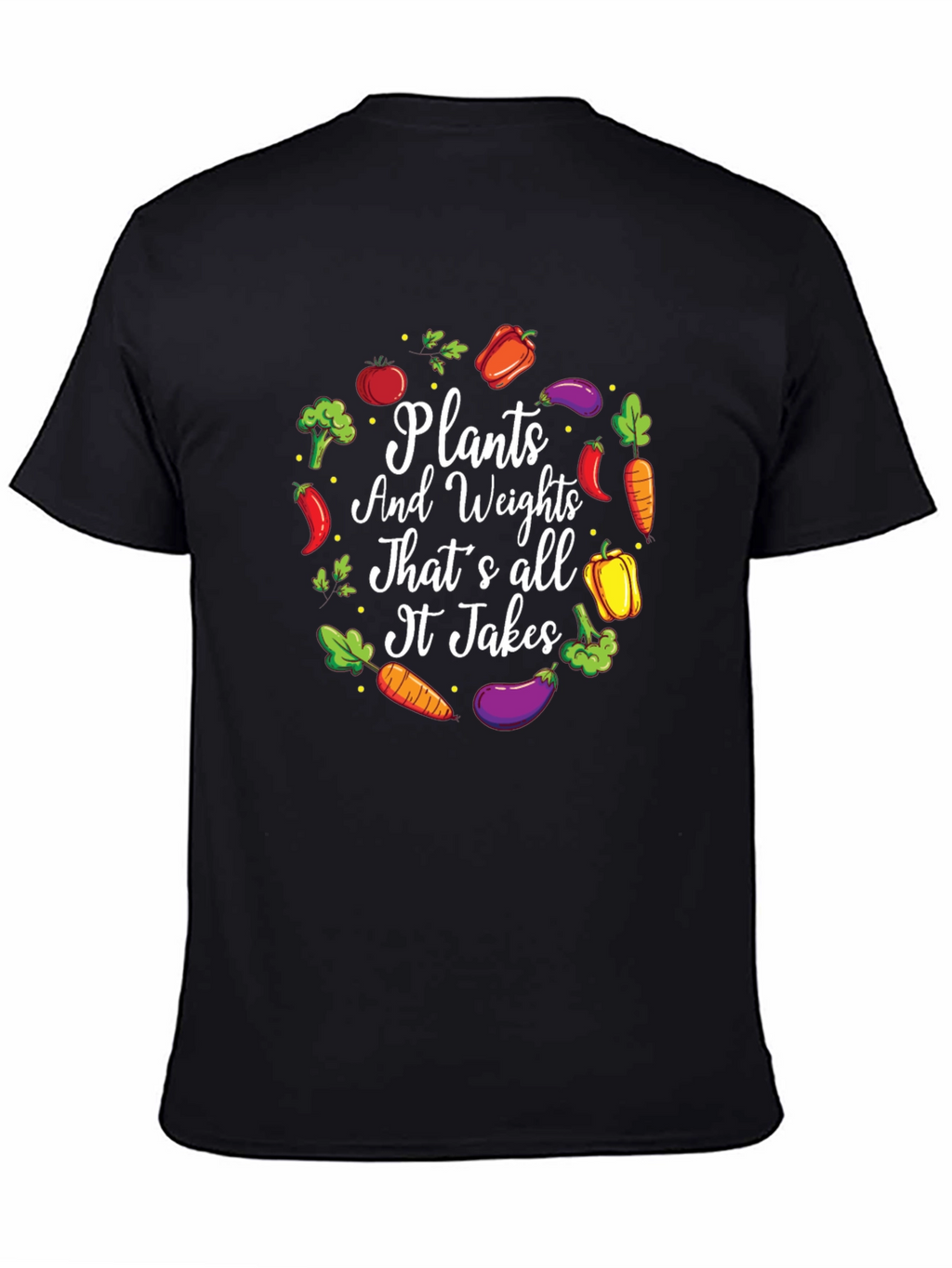 Plants and Weights Graphic T-Shirt