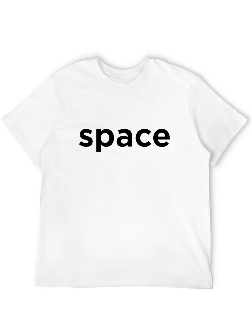 Space Graphic Tee - Mens Black Cotton T-Shirt