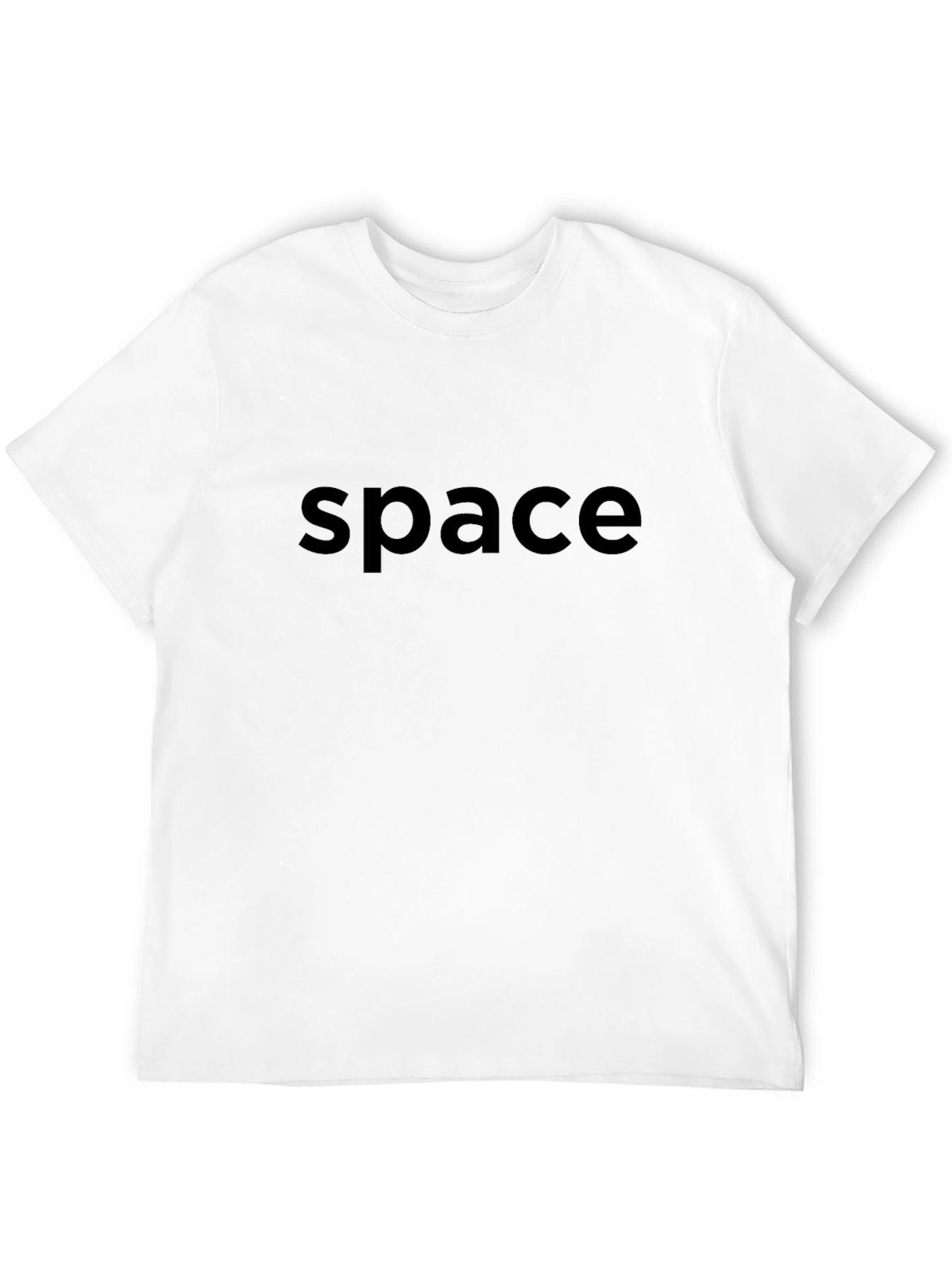 Space Graphic Tee - Mens Black Cotton T-Shirt