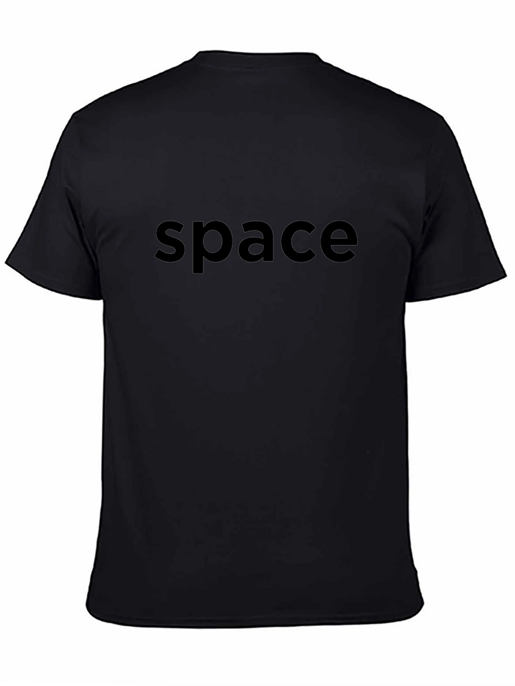 Space Graphic Tee - Mens Black Cotton T-Shirt