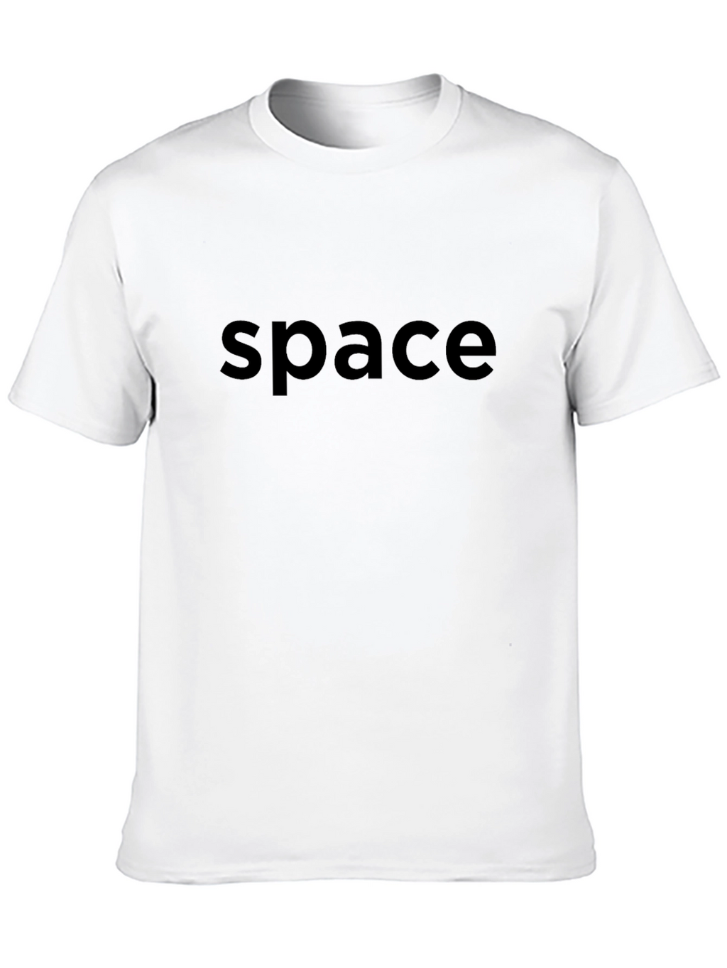 Space Graphic Tee - Mens Black Cotton T-Shirt