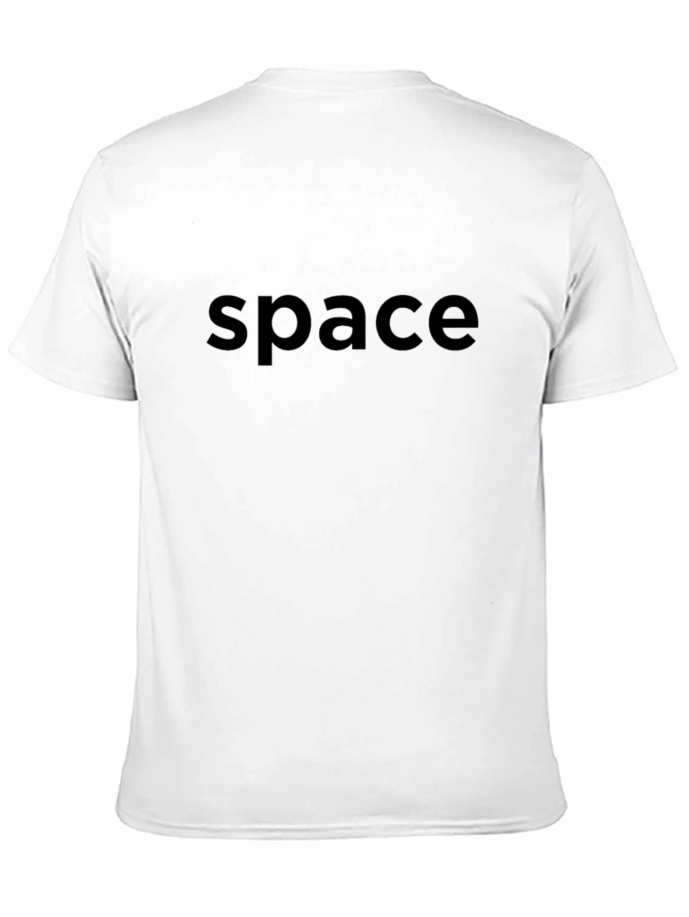 Space Graphic Tee - Mens Black Cotton T-Shirt