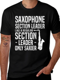 Saxophone Section Leader T-Shirt - Musician Gift