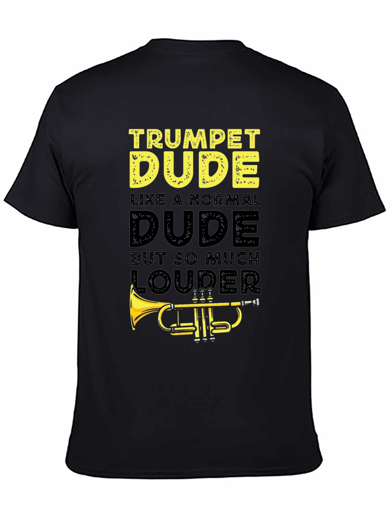 Trumpet Dude Graphic T-Shirt - Musician Humor Tee