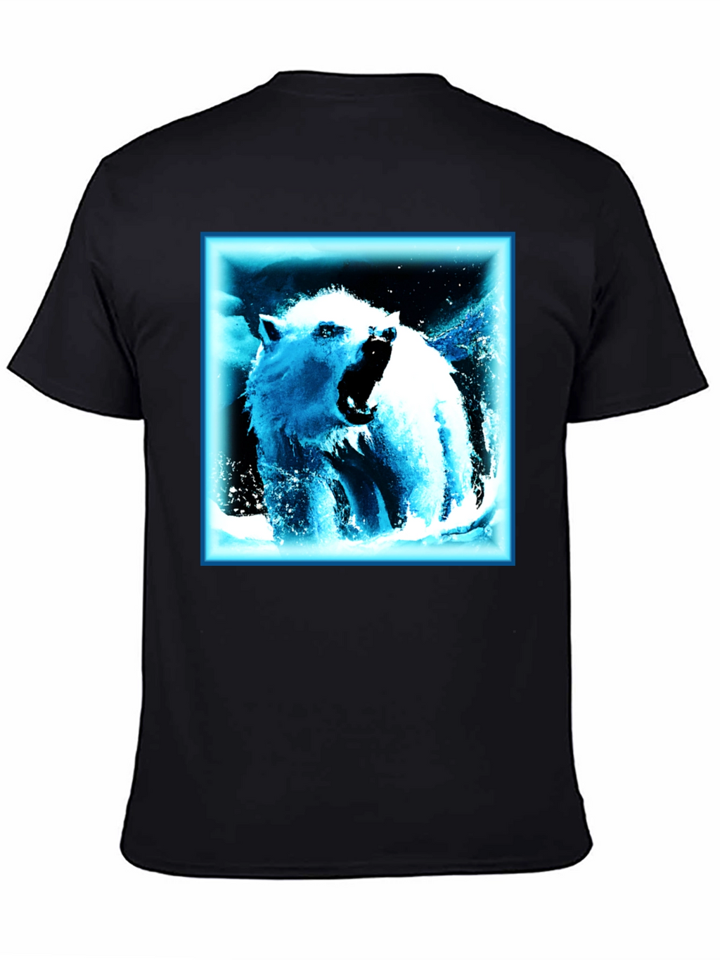 Cool Bear Graphic T-Shirt - Black Cotton Tee