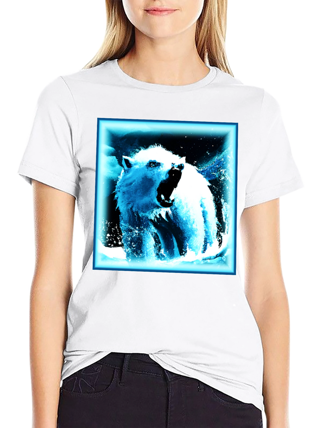 Cool Bear Graphic T-Shirt - Black Cotton Tee