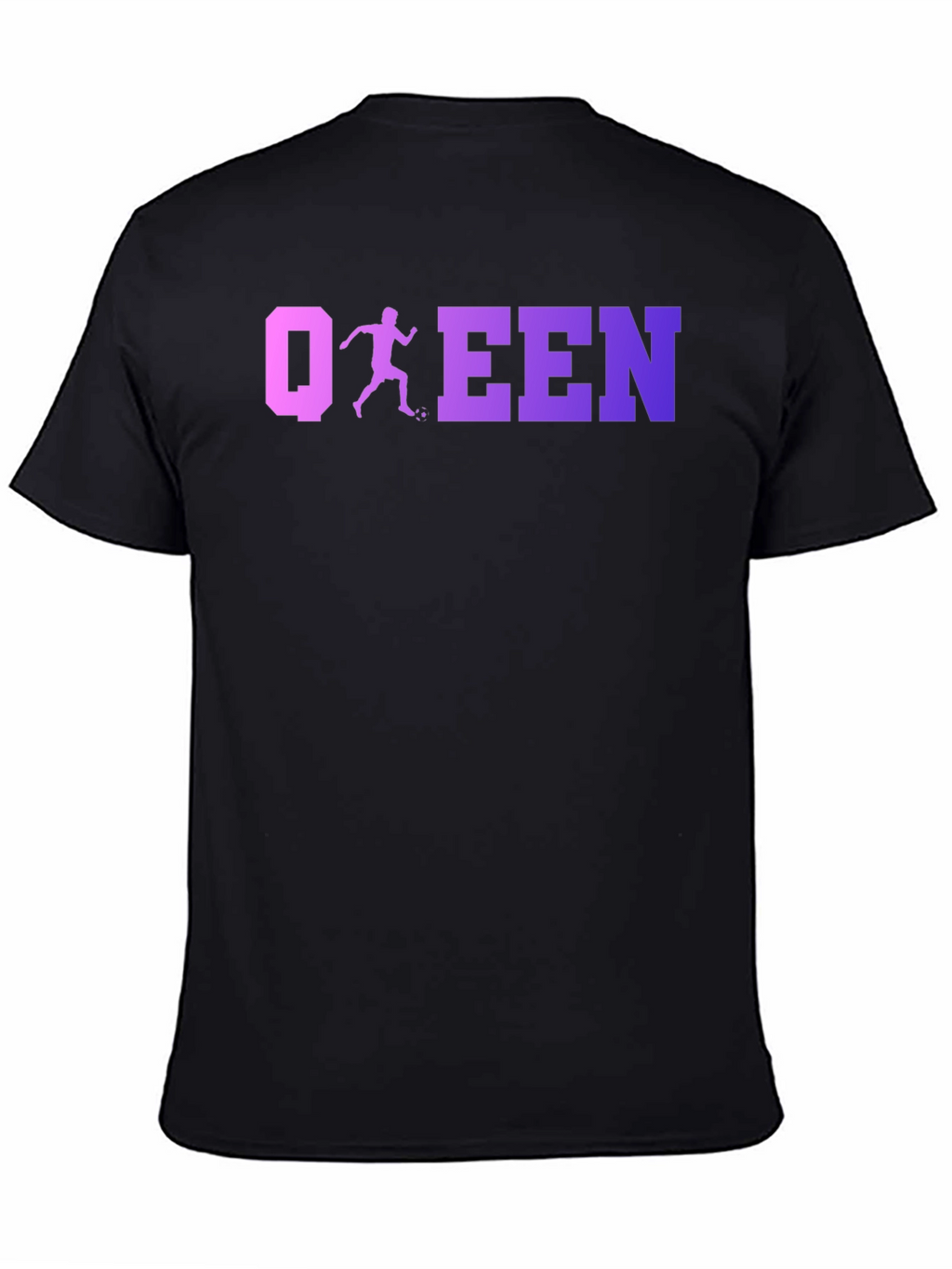 Soccer Queen Black T-Shirt