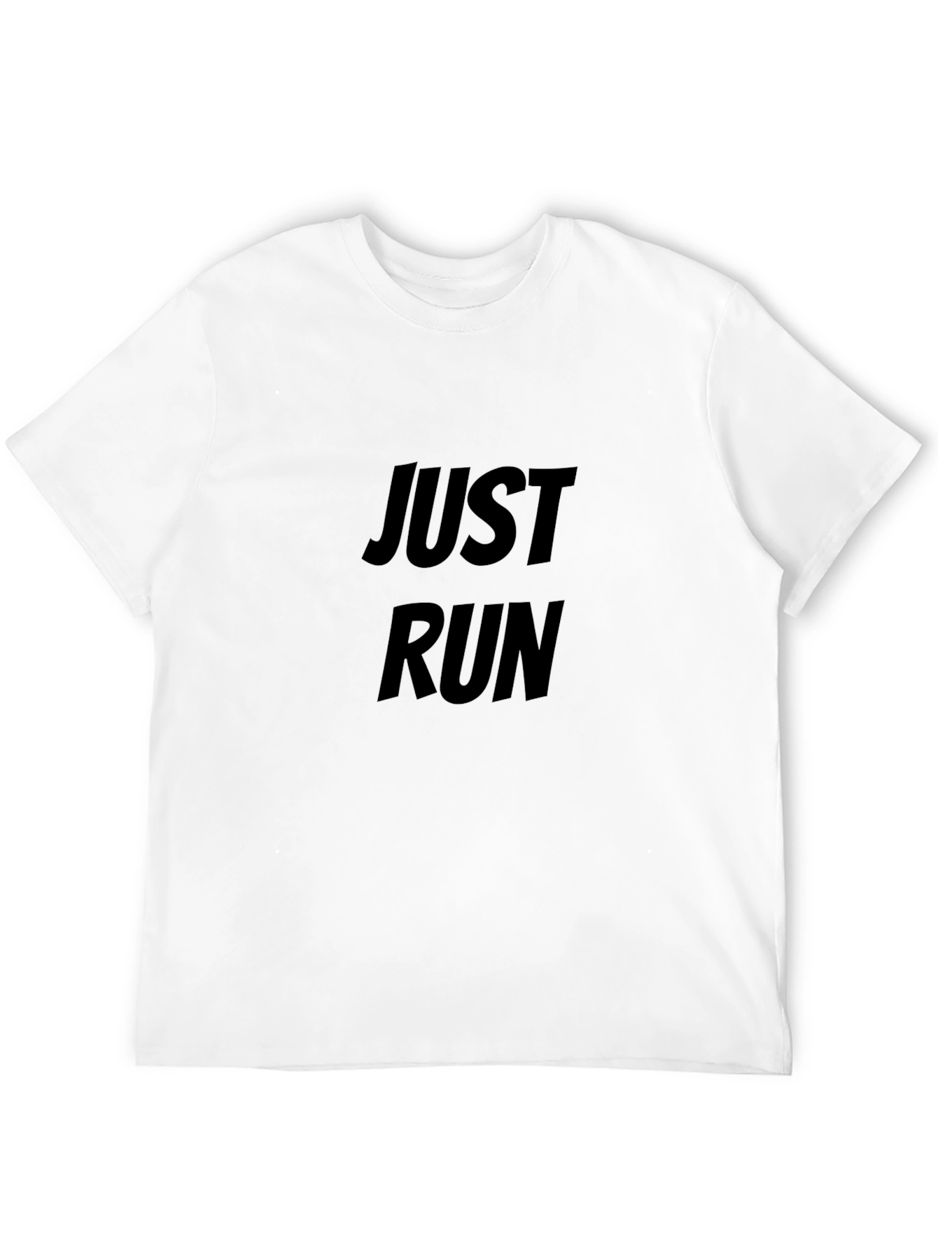 Just Run Black T-Shirt