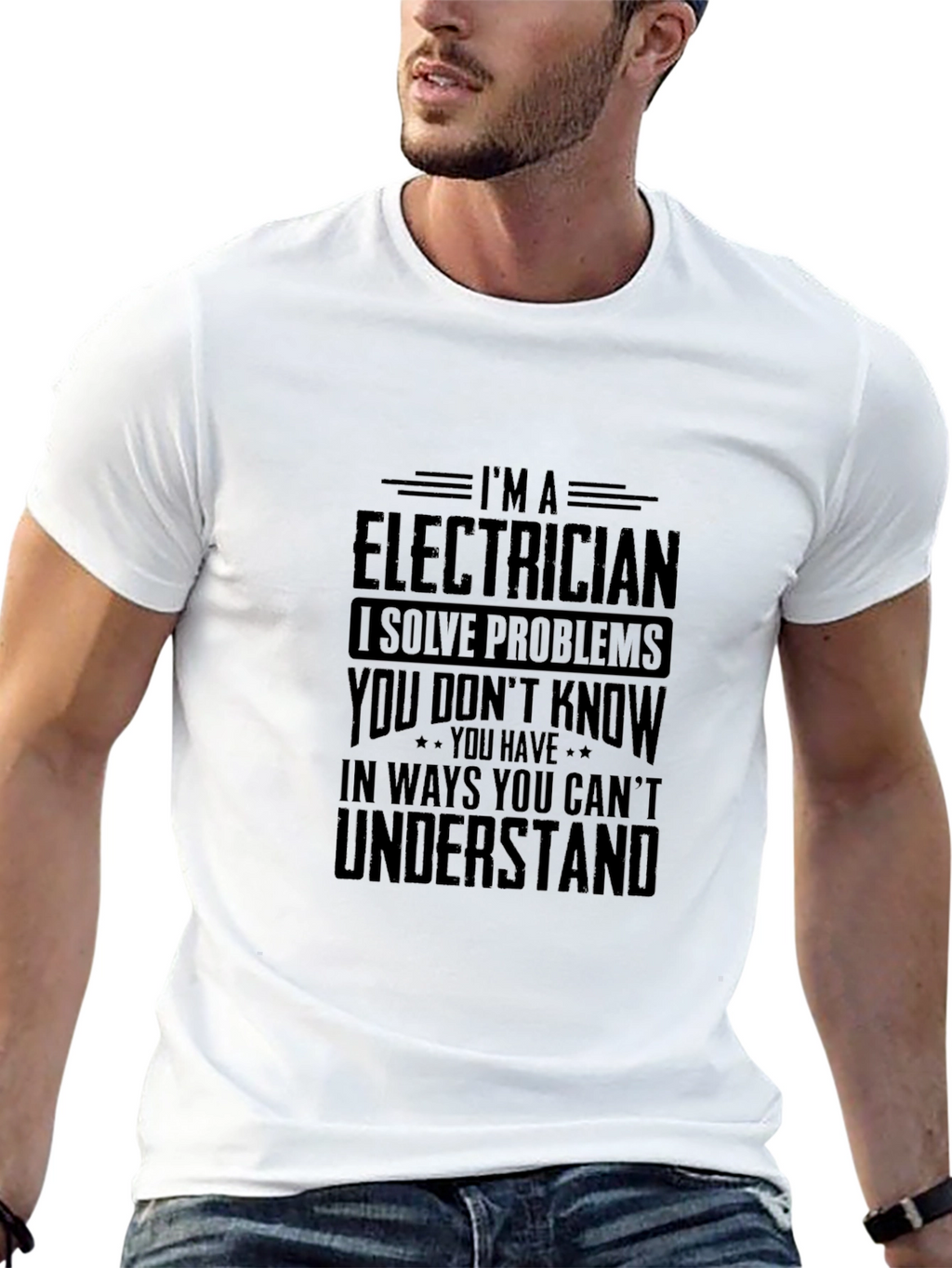 Electrician Problem Solver Graphic Tee