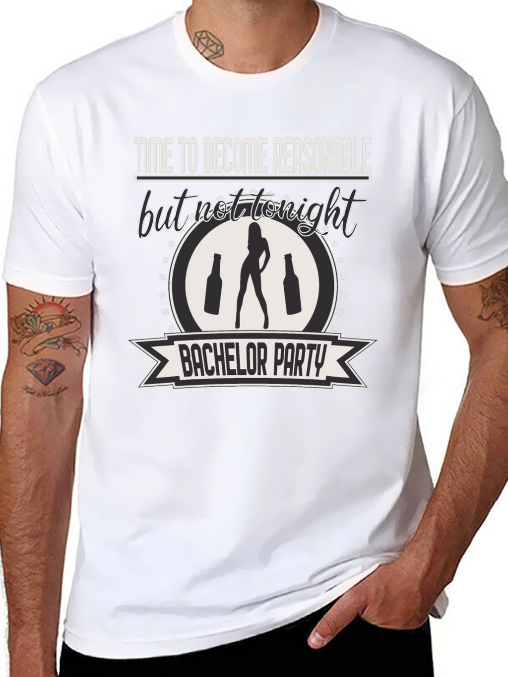 Bachelor Party Tee: Time to Become Unreasonable!